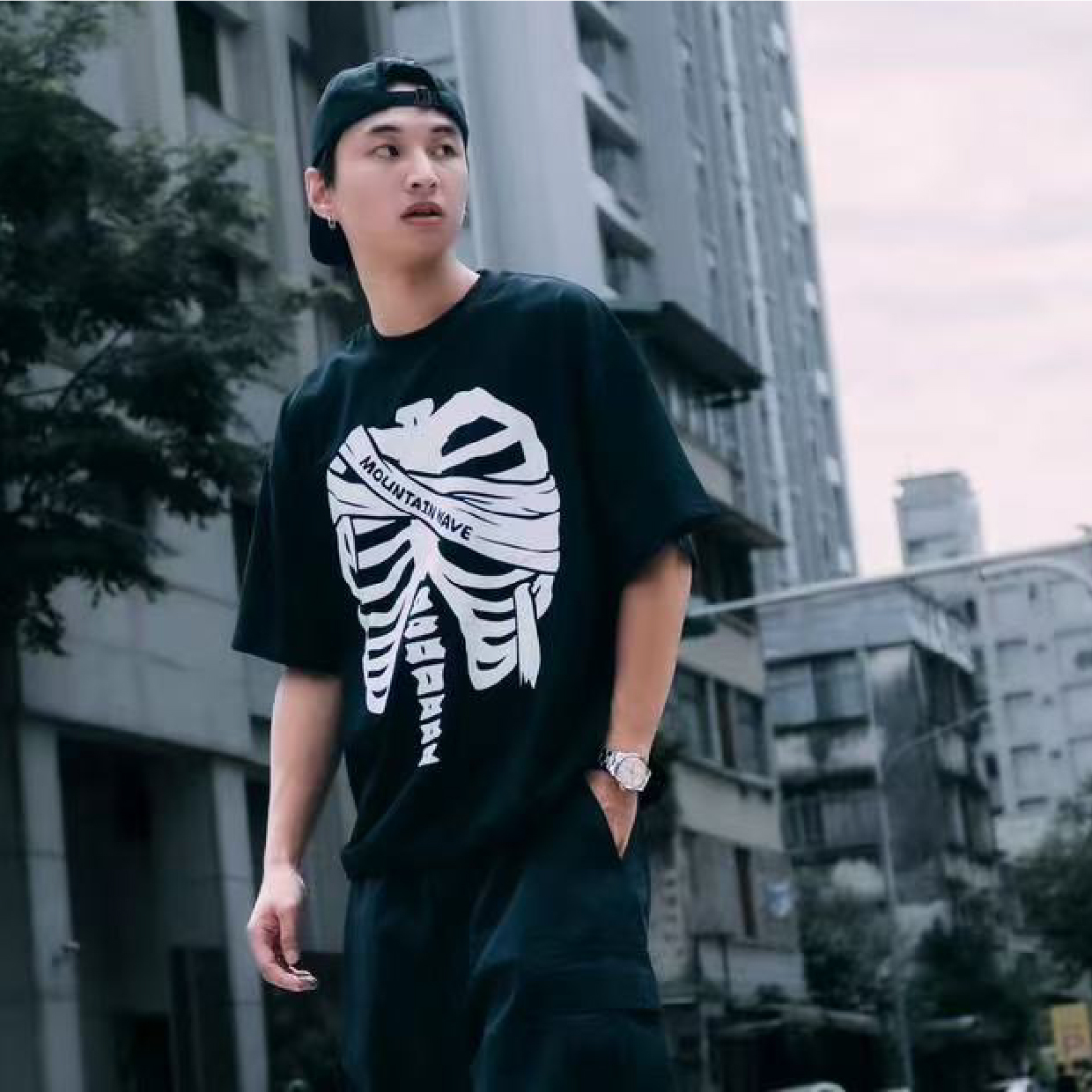 Mountain Wave Bone Healing Tee