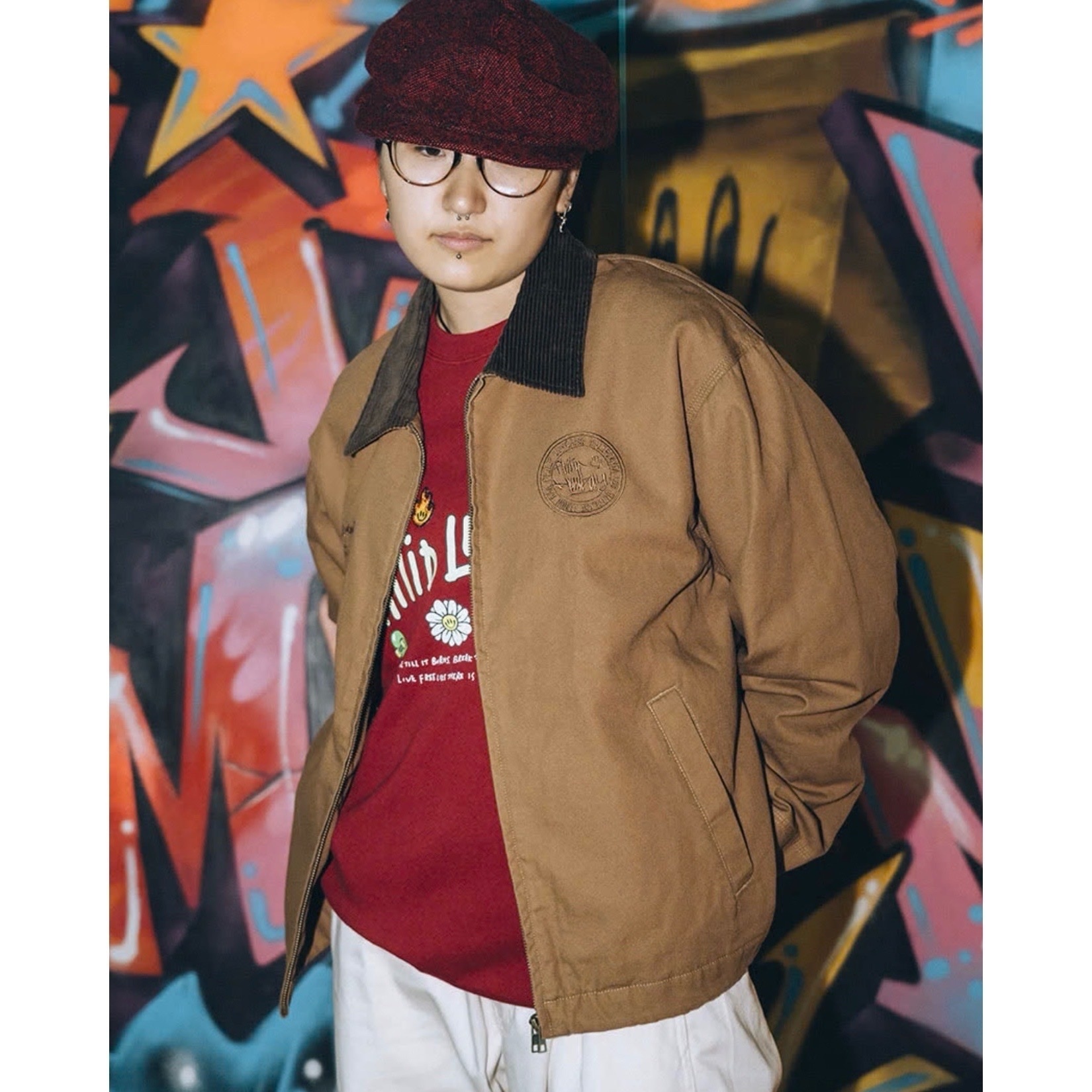 Philip Lumbang Light Corduroy Collar Work Jacket