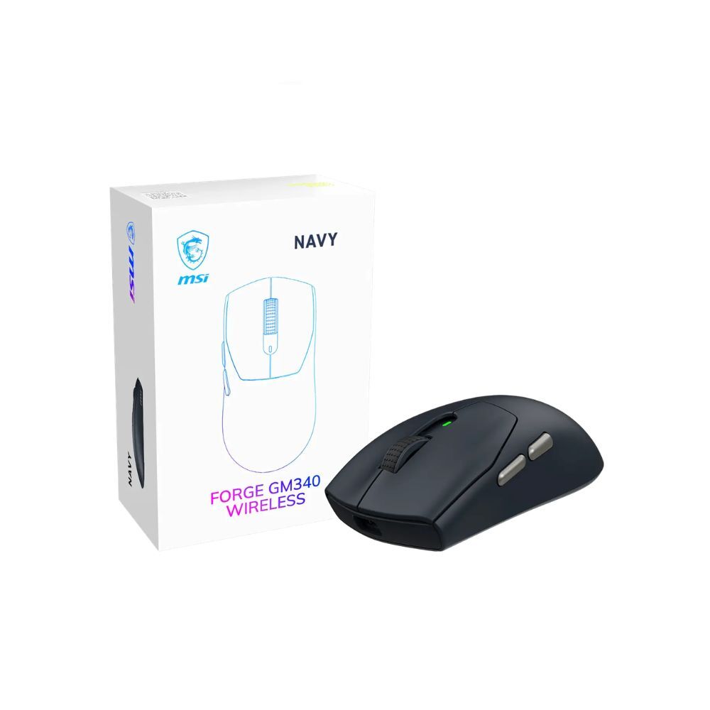MSI 微星 FORGE GM340 WIRELESS 超輕量無線電競滑鼠