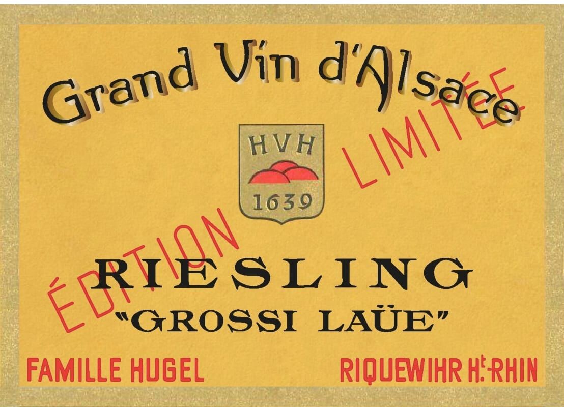 Hugel Grossi Laue Riesling 2013 (WE95)