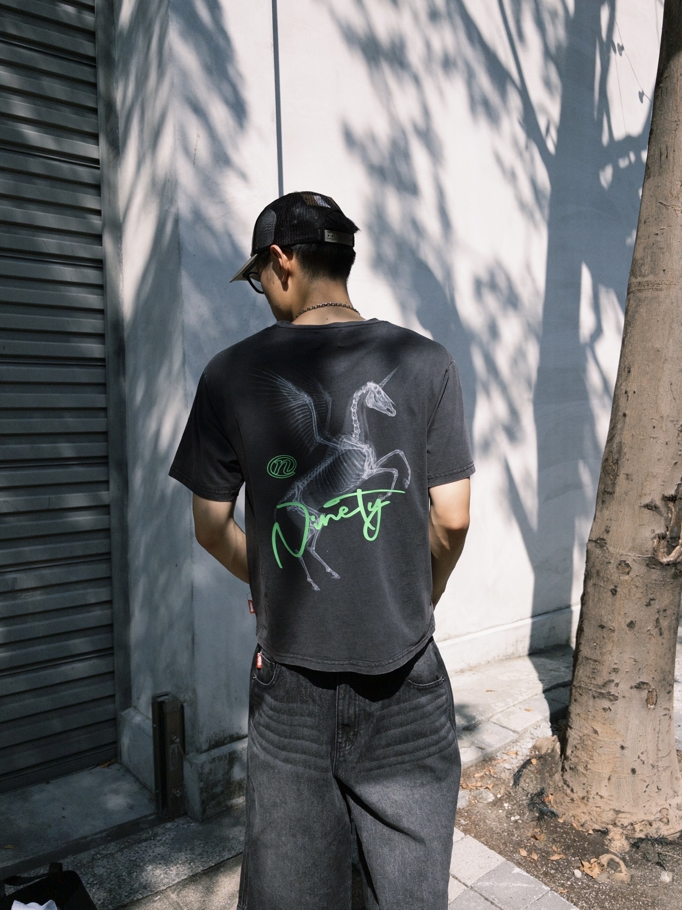 <現貨> 日本 9090 Ninety X-ray 骨骼系列 獨角獸.裸女 Tee  (3colors)