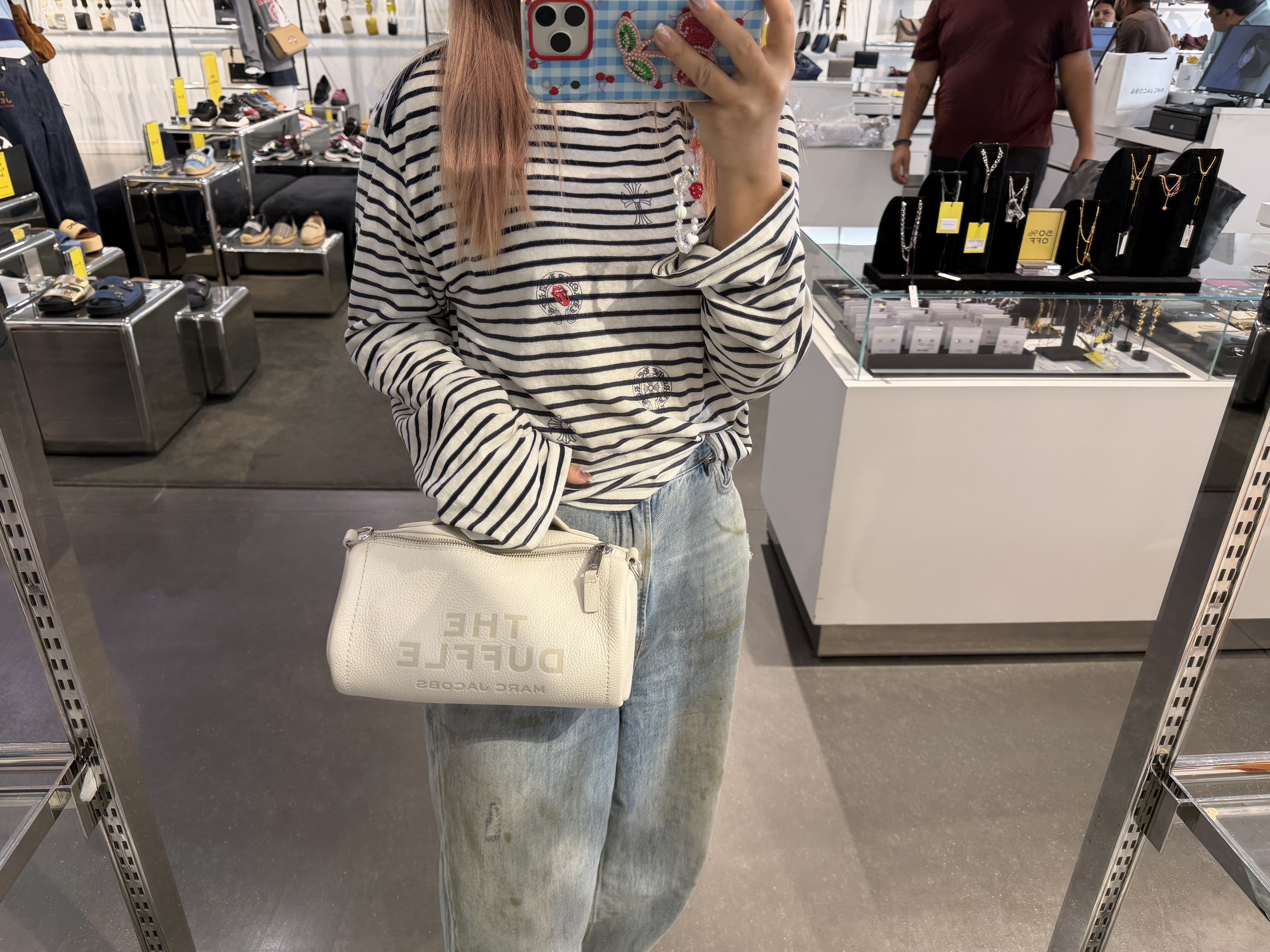 【直播】Marc Jacobs LX100219 荔枝紋圓筒包