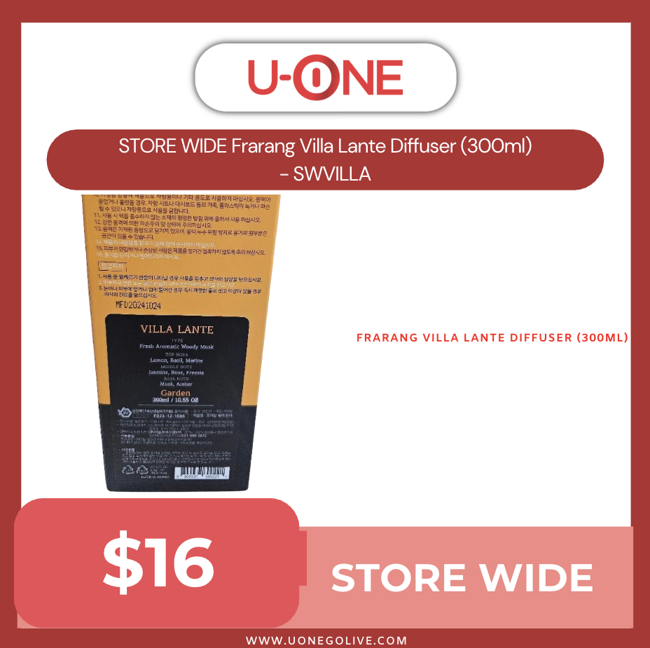 STORE WIDE Frarang Villa Lante Diffuser (300ml) - SWVILLA