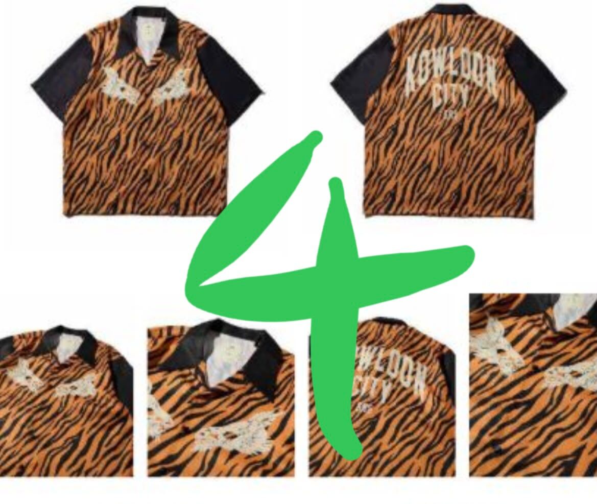 S4 TIGER KOWLOON CITY CREPE SHIRT - ORIGINAL