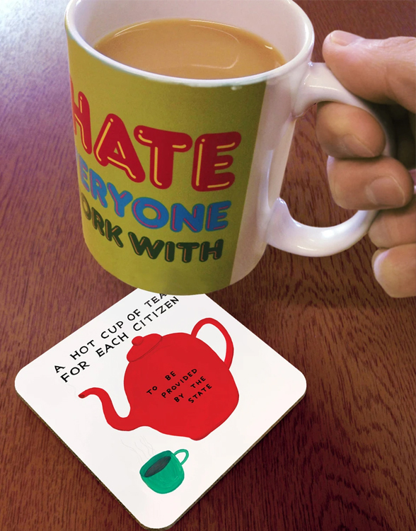 (預購11/15)Hot Cup Of Tea 杯墊
