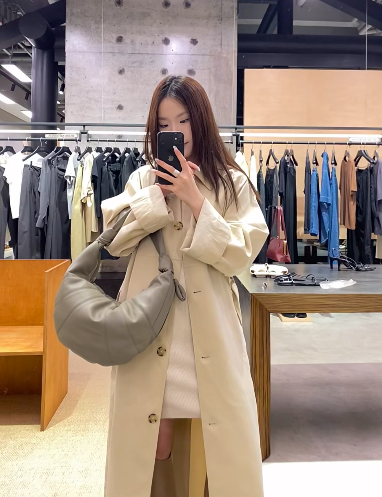 Lemaire Dark Sage Large Croissant Bag深鼠尾草綠大號牛角包