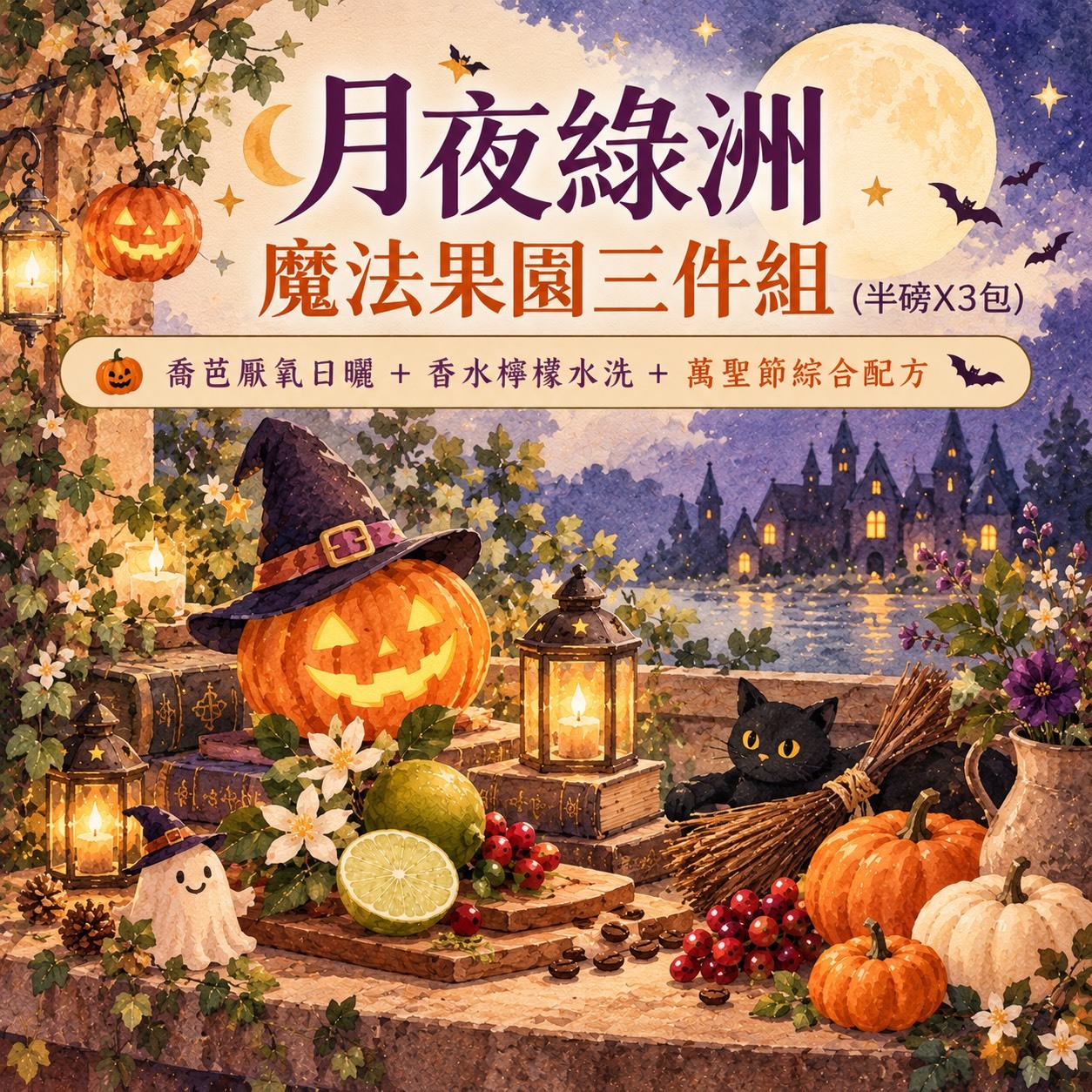 ★月夜綠洲★魔法果園組(半磅 x 3包)