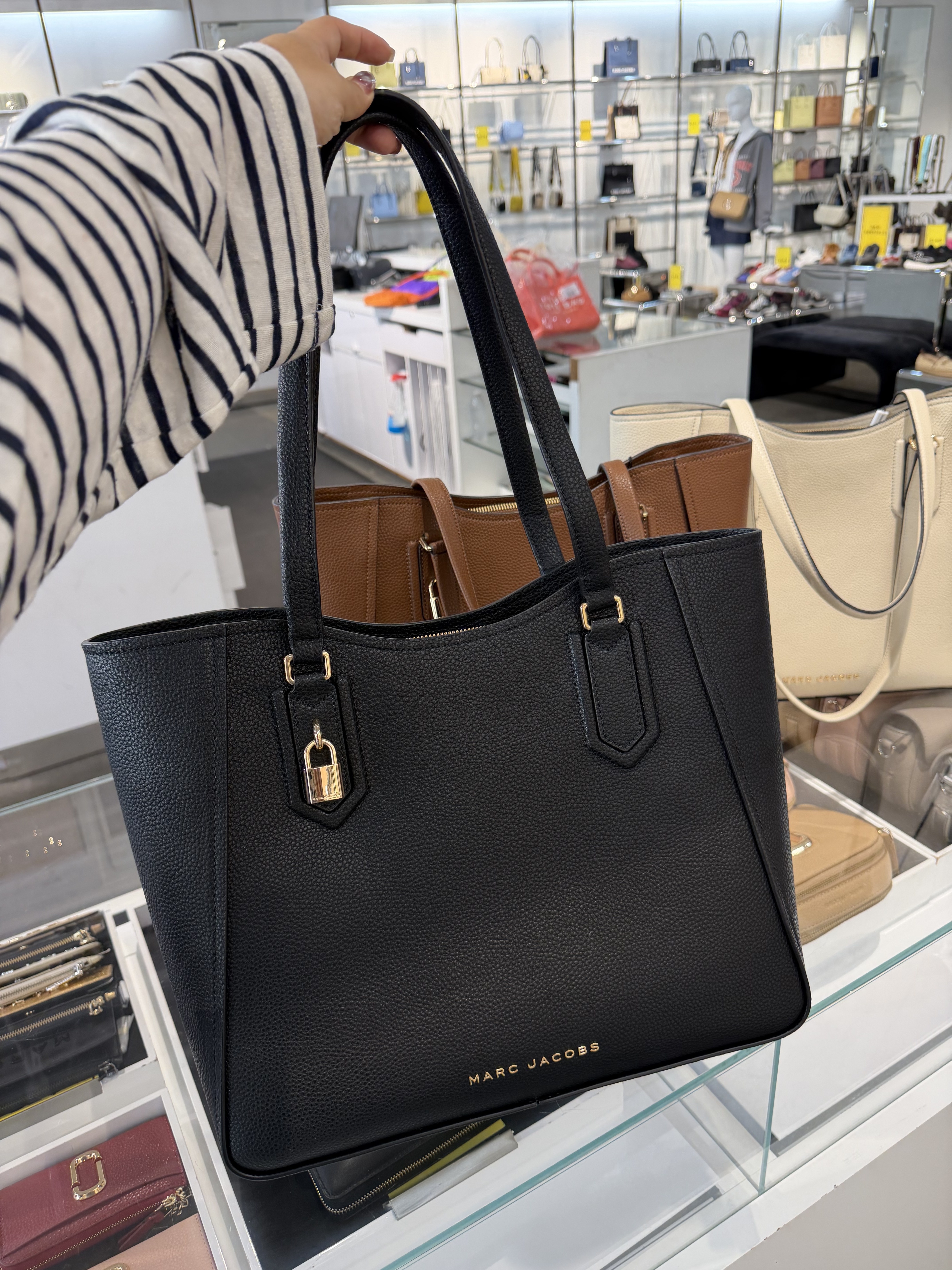 【直播】Marc Jacobs LX100224 荔枝紋托特包