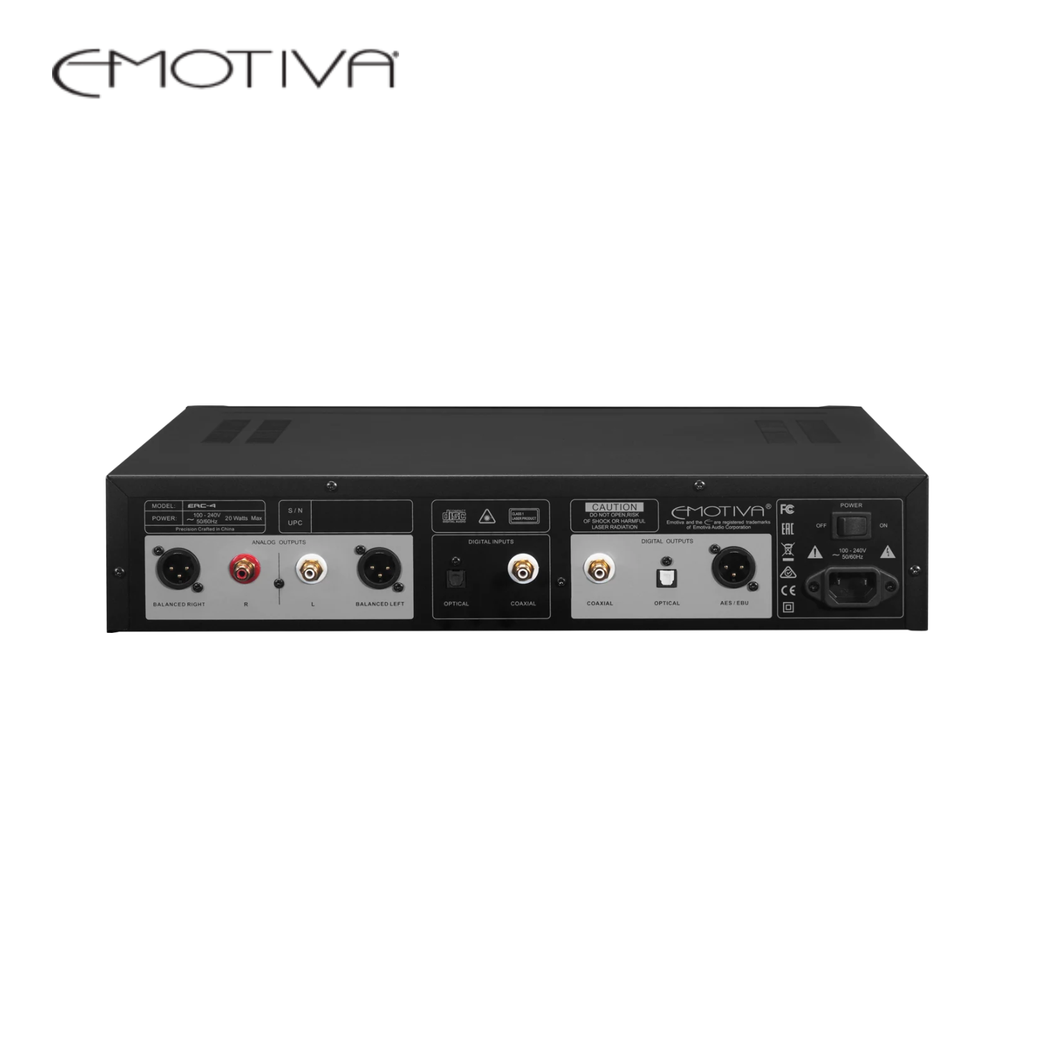 Emotiva ERC-4 Differential Reference™ CD 播放機