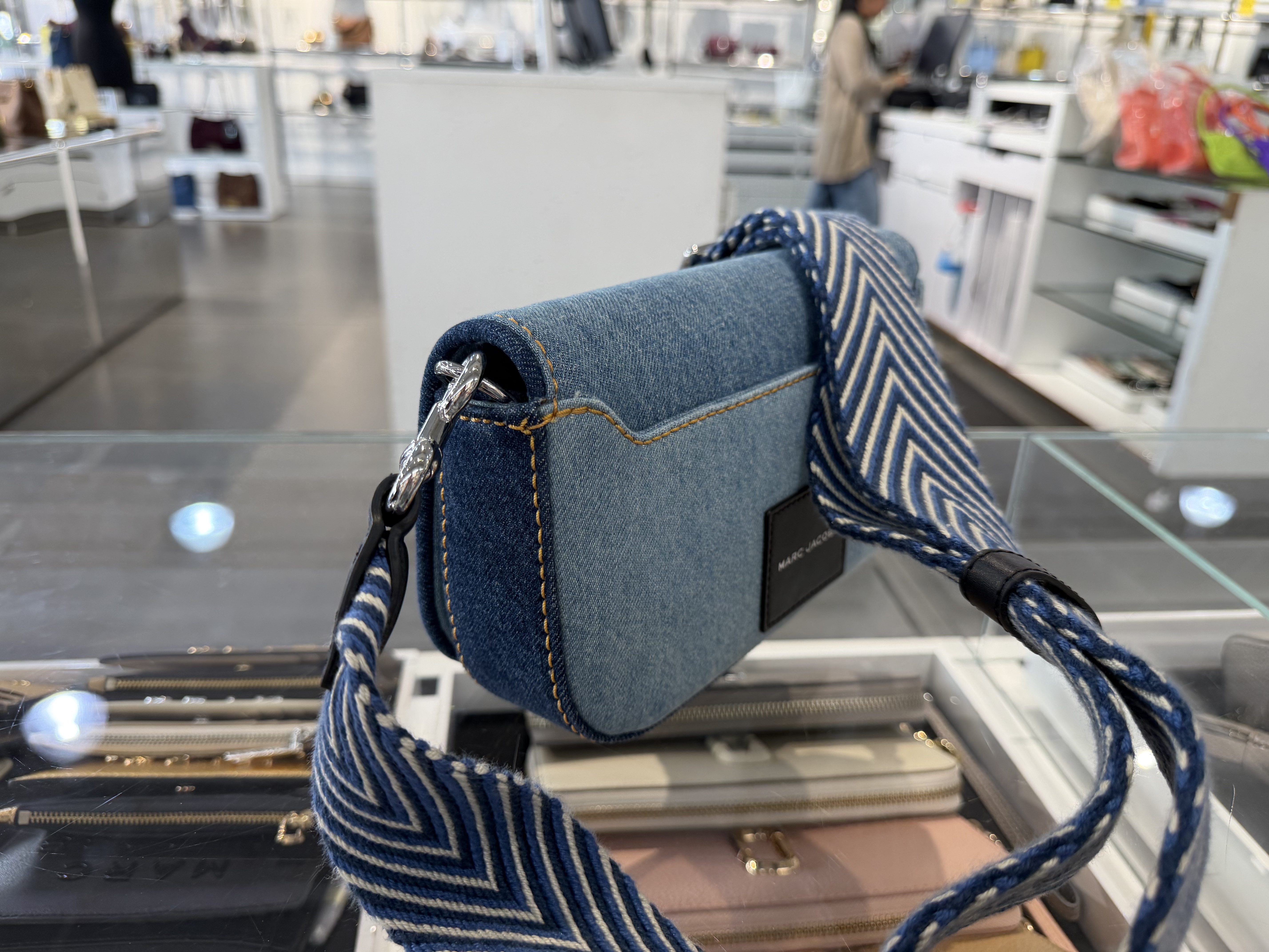【直播】Marc Jacobs LX100225 牛仔斜咩包