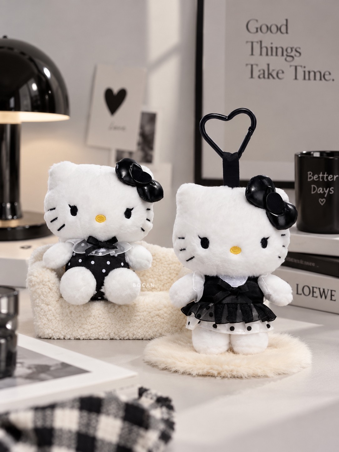 正版授權 HELLO KITTY 奶萌夢境系列 毛絨掛件