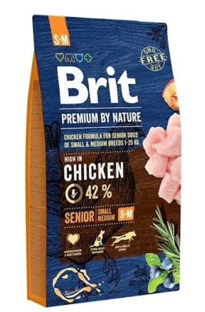 [10月限時優惠$150] Brit 狗乾糧 自然精選系列．中小型成犬 雞肉8kg EXP:27/12/2026