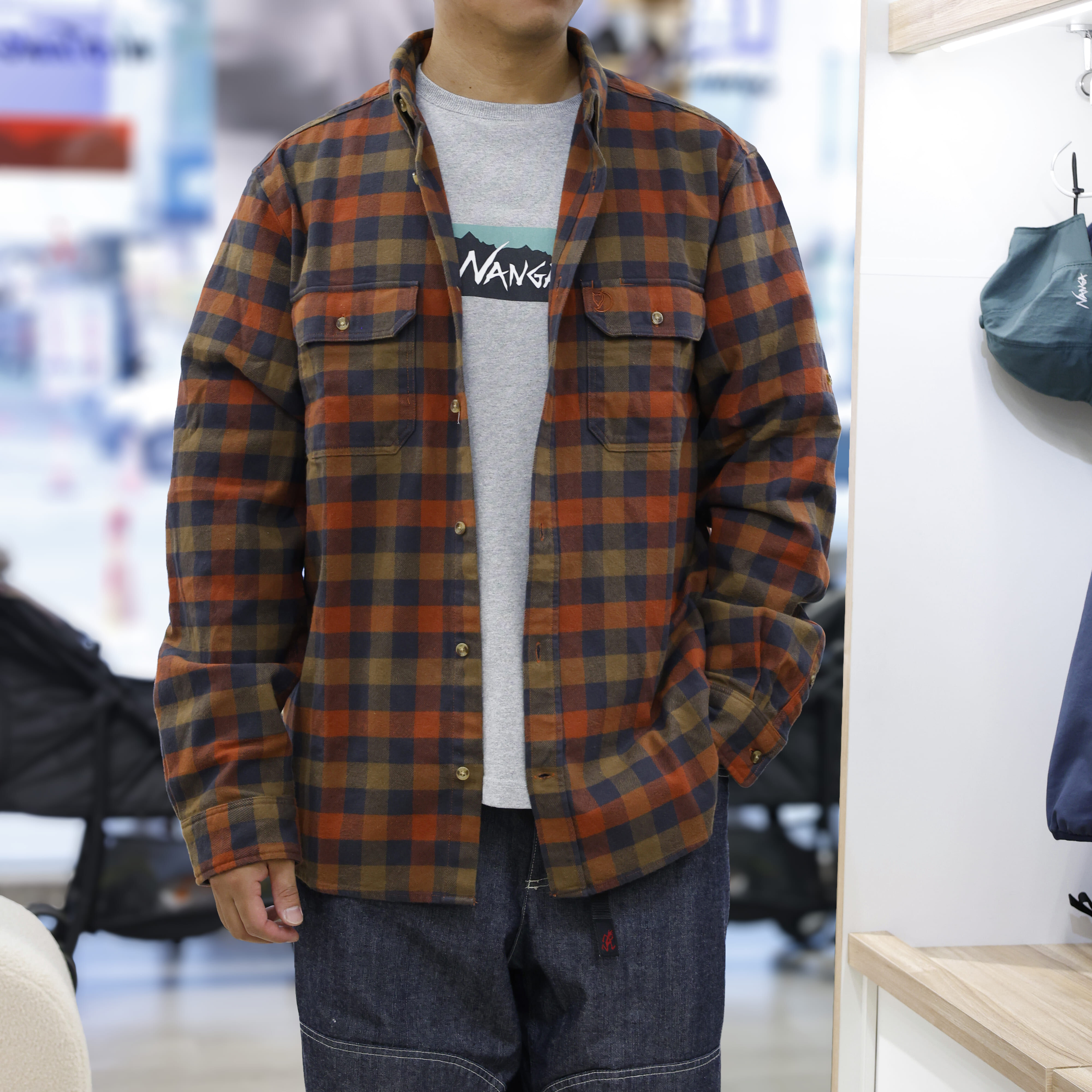 Fjallraven 男 Skog Relaxed Shirt 格紋長袖襯衫 FR12600355
