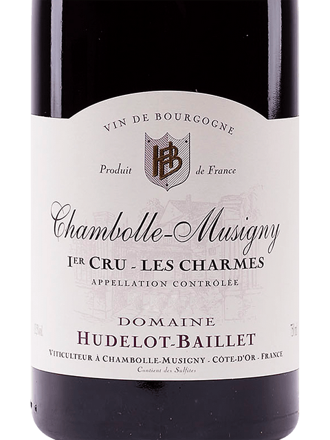 Hudelot Baillet Chambolle Musigny 1er Cru Les Charmes 2019 (V94)