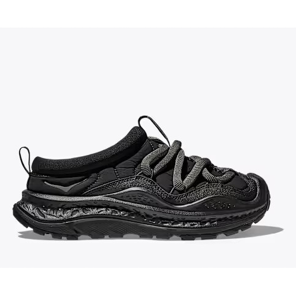 HOKA ONE ONE Ora Primo 防滑包頭拖鞋 厚底緩震休閒鞋 男女同款 黑色