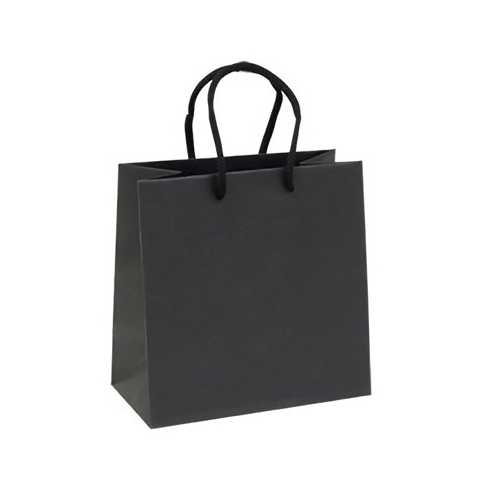 大6K-L 購物袋 黑卡無印 10入/包 18.8x18.8x9.8cm【C3-2810607】
