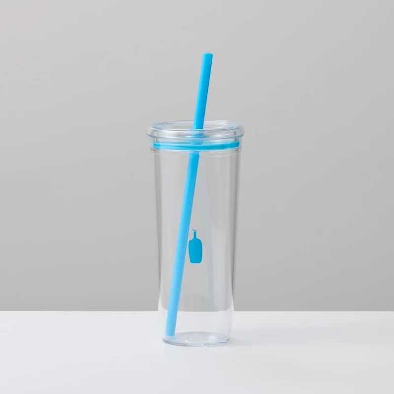 【 10/6收單 】日本代購  blue bottle 透明吸管外帶杯 20oz