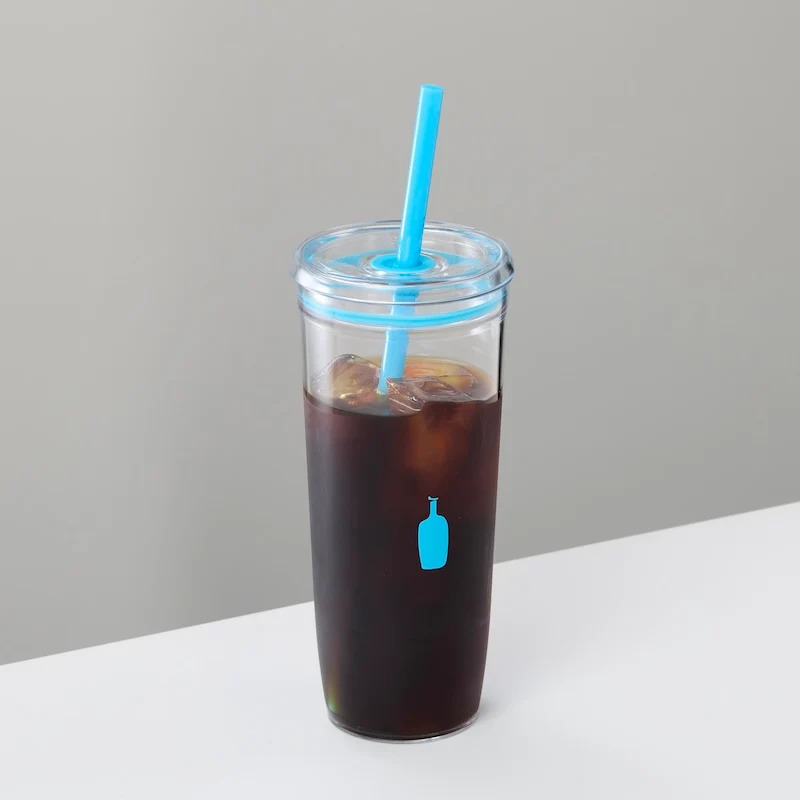【 10/6收單 】日本代購  blue bottle 透明吸管外帶杯 20oz