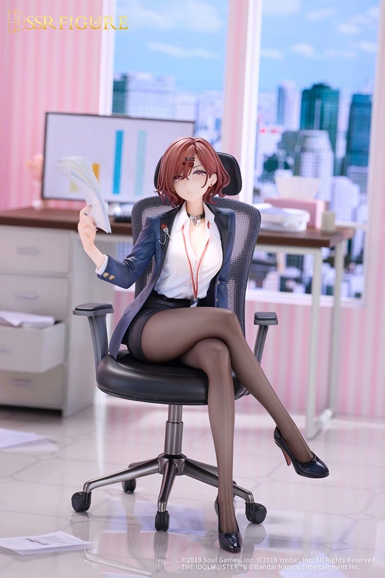 《偶像大師 閃耀色彩》×《雀魂》 SSR FIGURE 偶像大師 閃耀色彩×雀魂 樋口圓香 悠然格調 Ver. 1/7 完成品模型 (附特典)