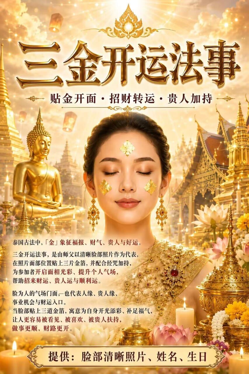 【三金開運法事】10/3