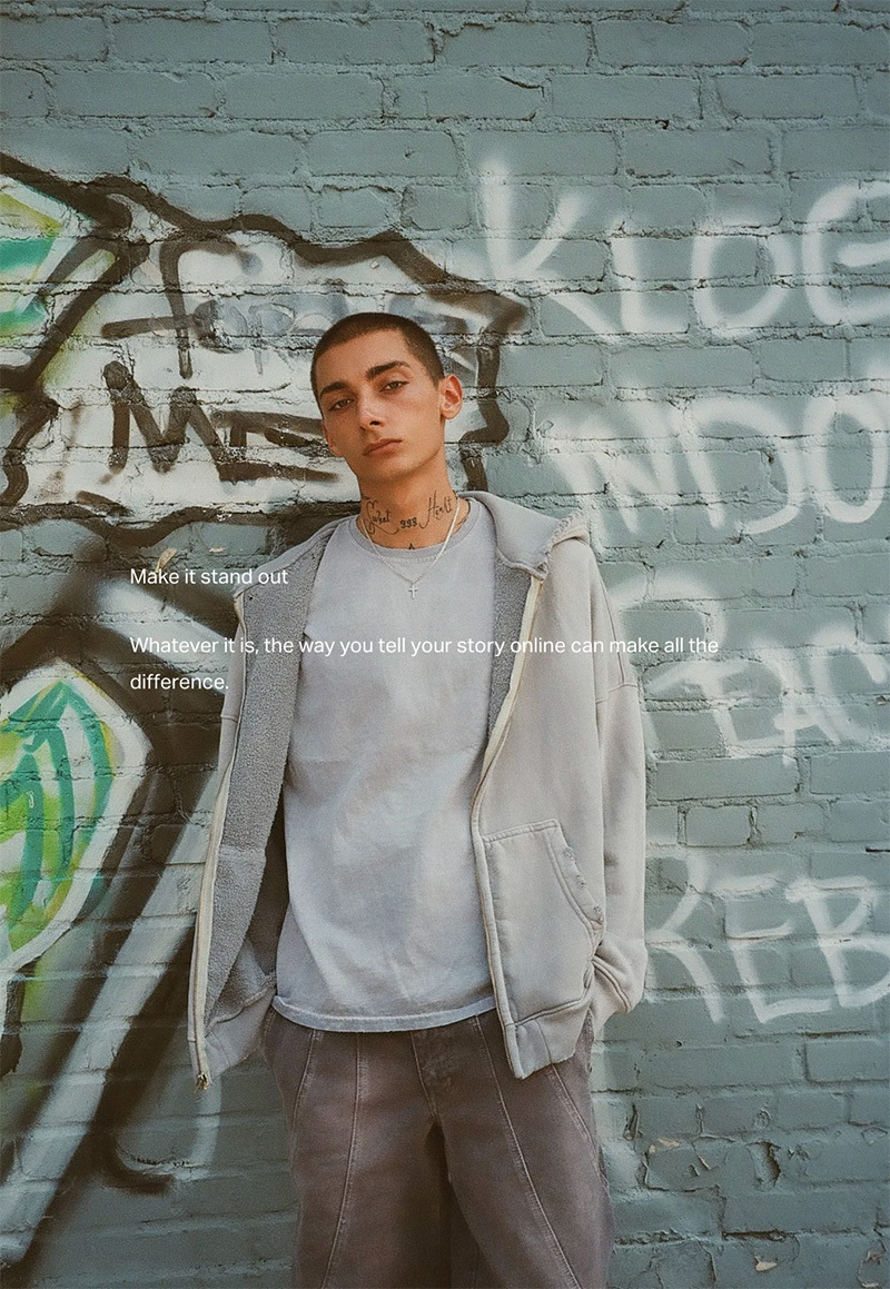 MOOJIMOOJI - OVERSIZE ZIP-UP HOODIE - AGED GREY