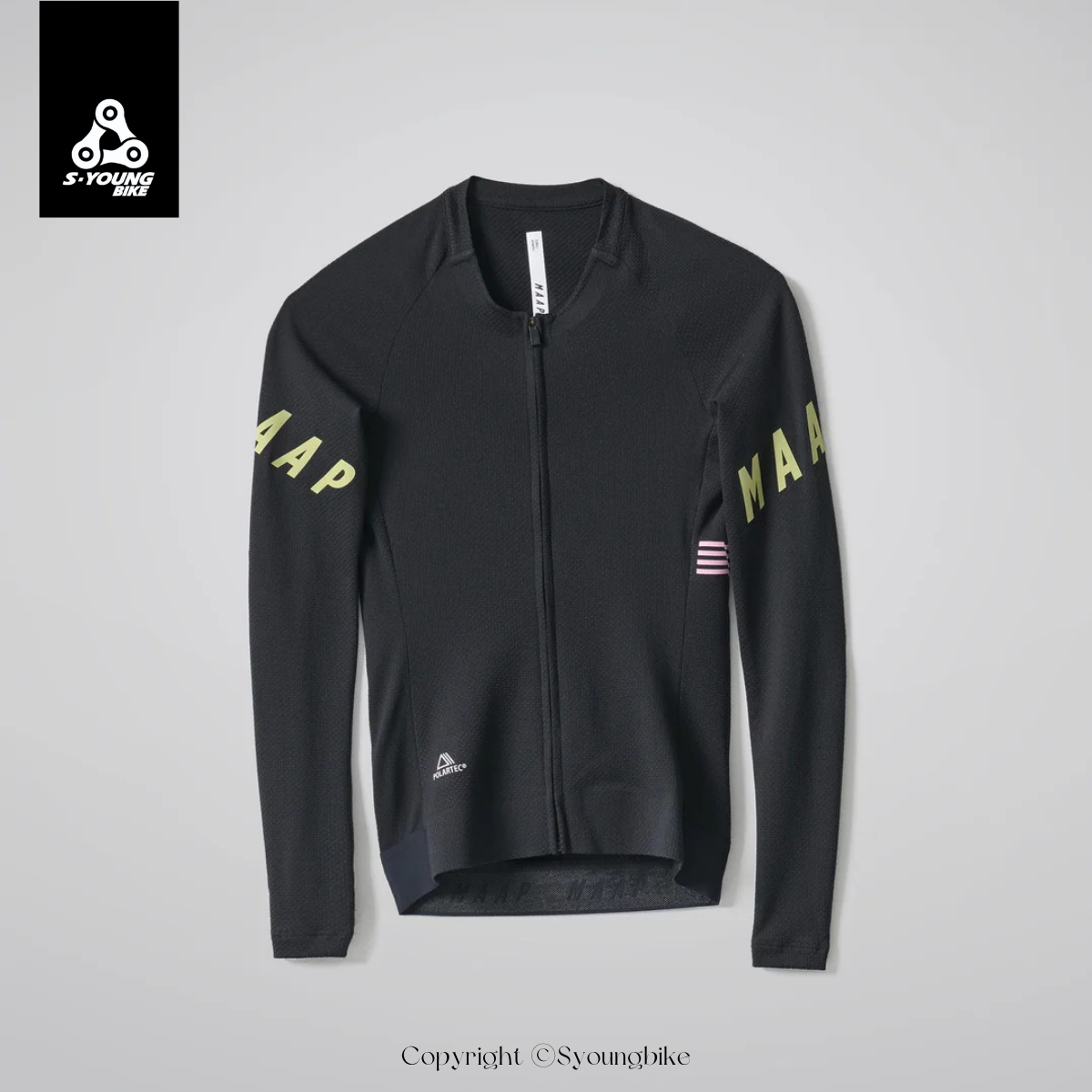 【MAAP】W's APEX Aeon LS Jersey 女性長袖車衣 / Black