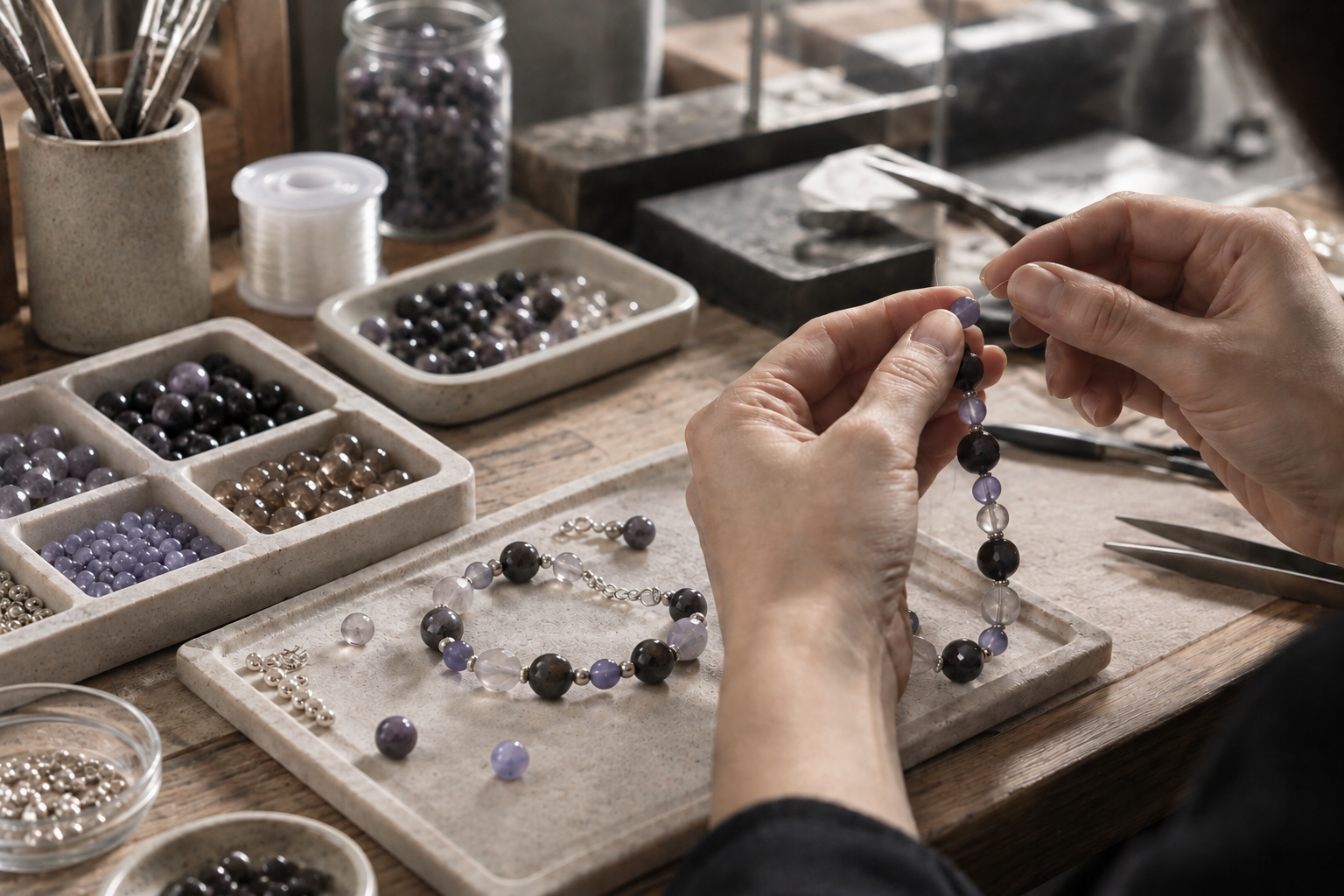 Beauté.E 礦石手鍊手工製作