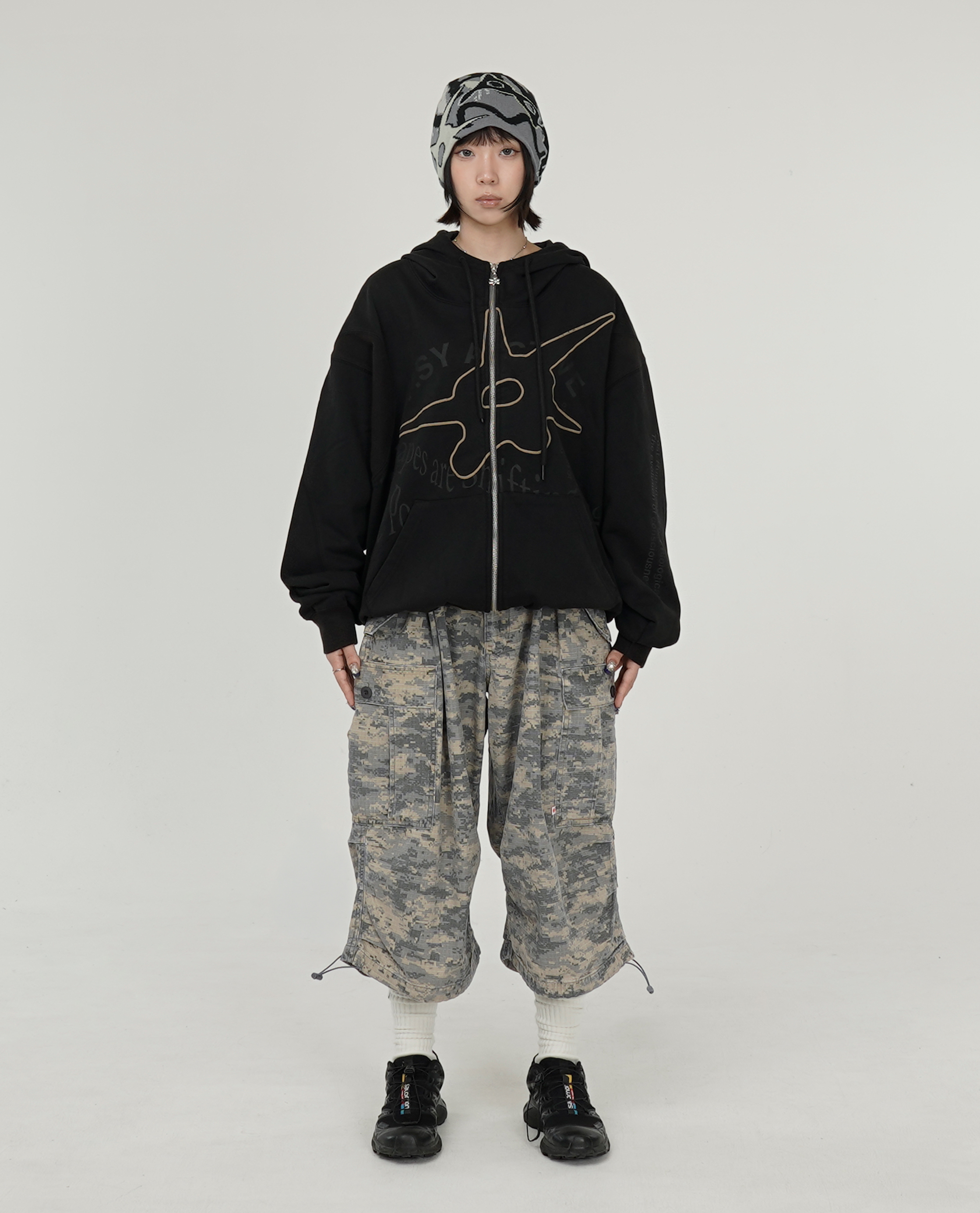 P.A.M. SHAPE SHIFT HOODED ZIP THRU SWEAT - 26FW