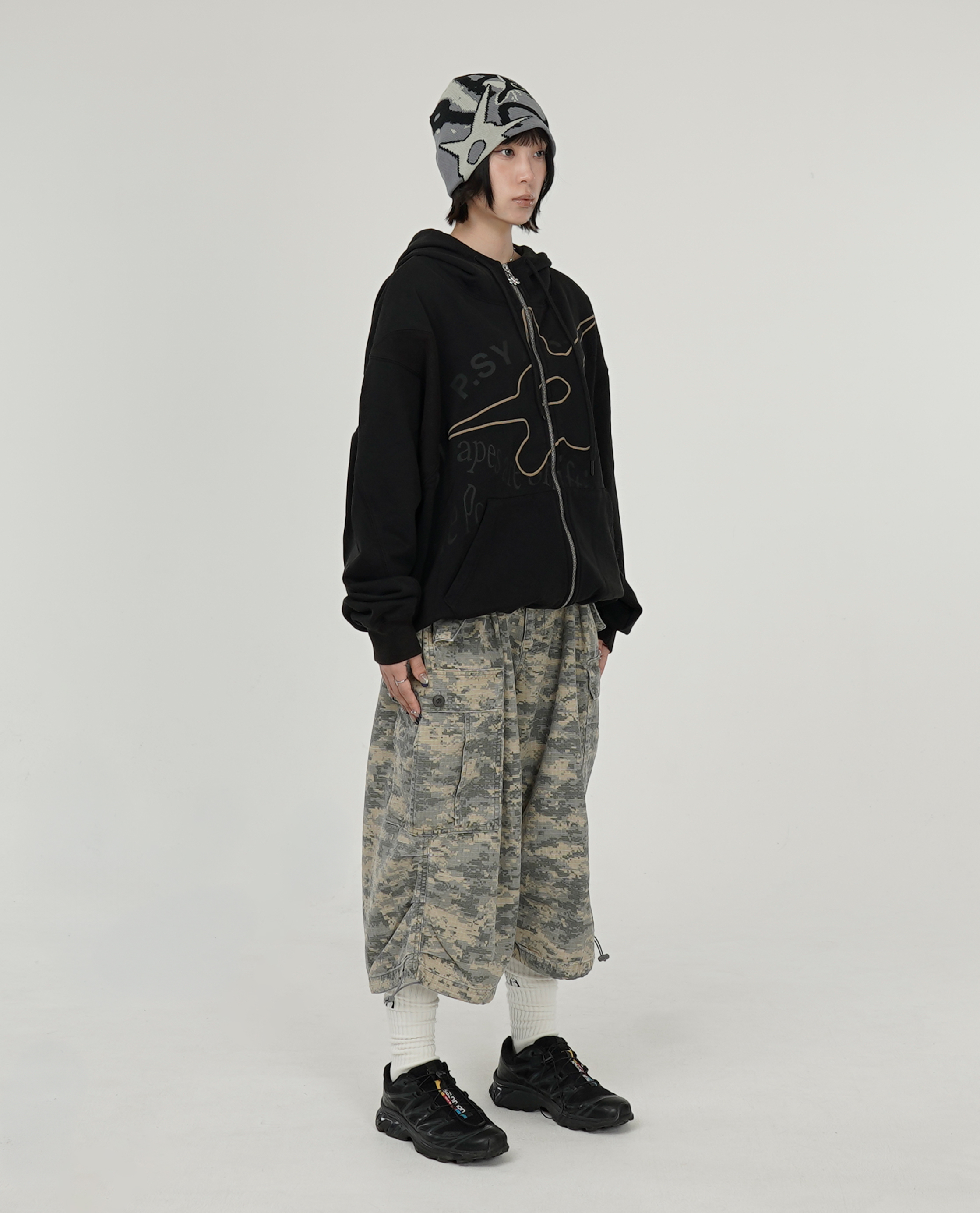 P.A.M. SHAPE SHIFT HOODED ZIP THRU SWEAT - 26FW
