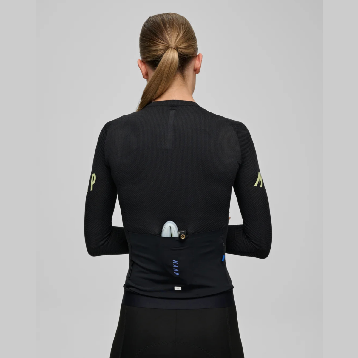 【MAAP】W's APEX Aeon LS Jersey 女性長袖車衣 / Black