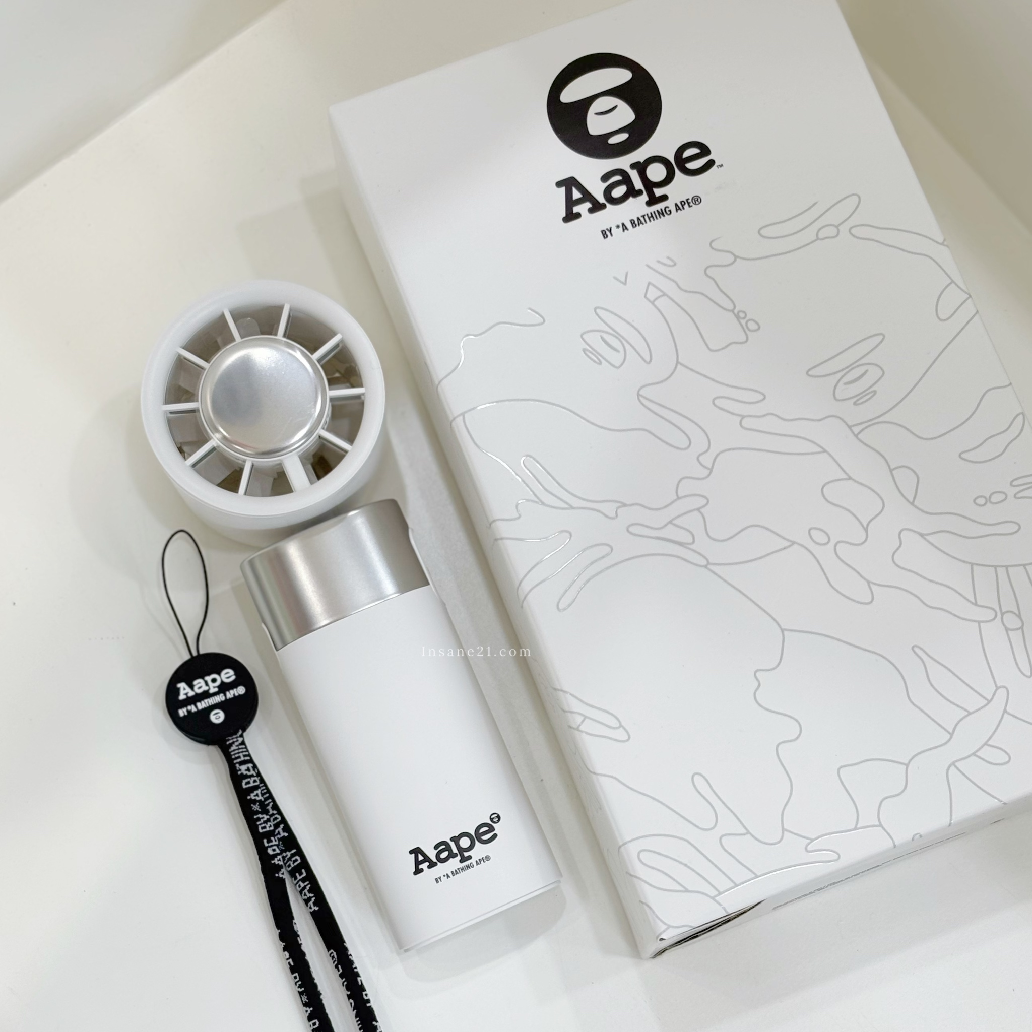 AAPE PORTABLE COOL FAN 隨身攜帶 風扇 製冷 充電式
