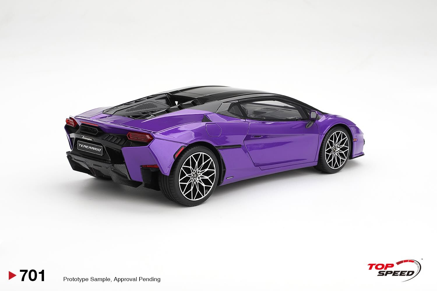 預訂 (訂金$300) (預訂價$1439):1/18 TOPSPEED Lamborghini Temerario Viola Pasifae (TS0701)