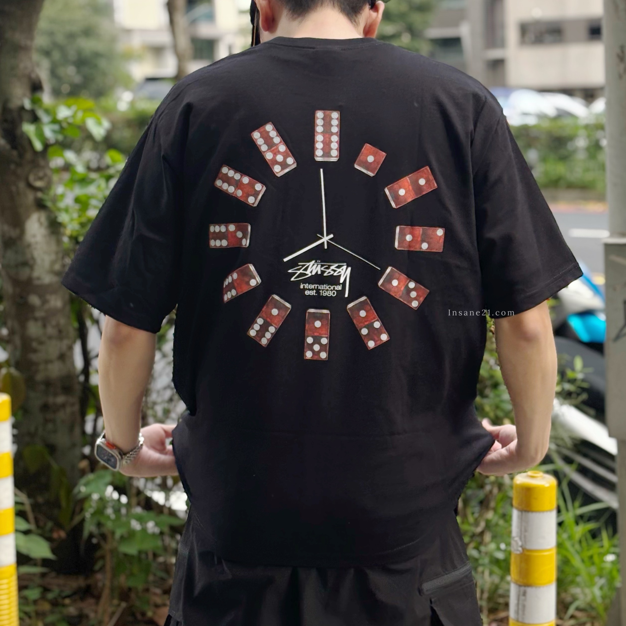 STUSSY DICE CLOCK TEE 背後骰子時鐘 短袖 上衣