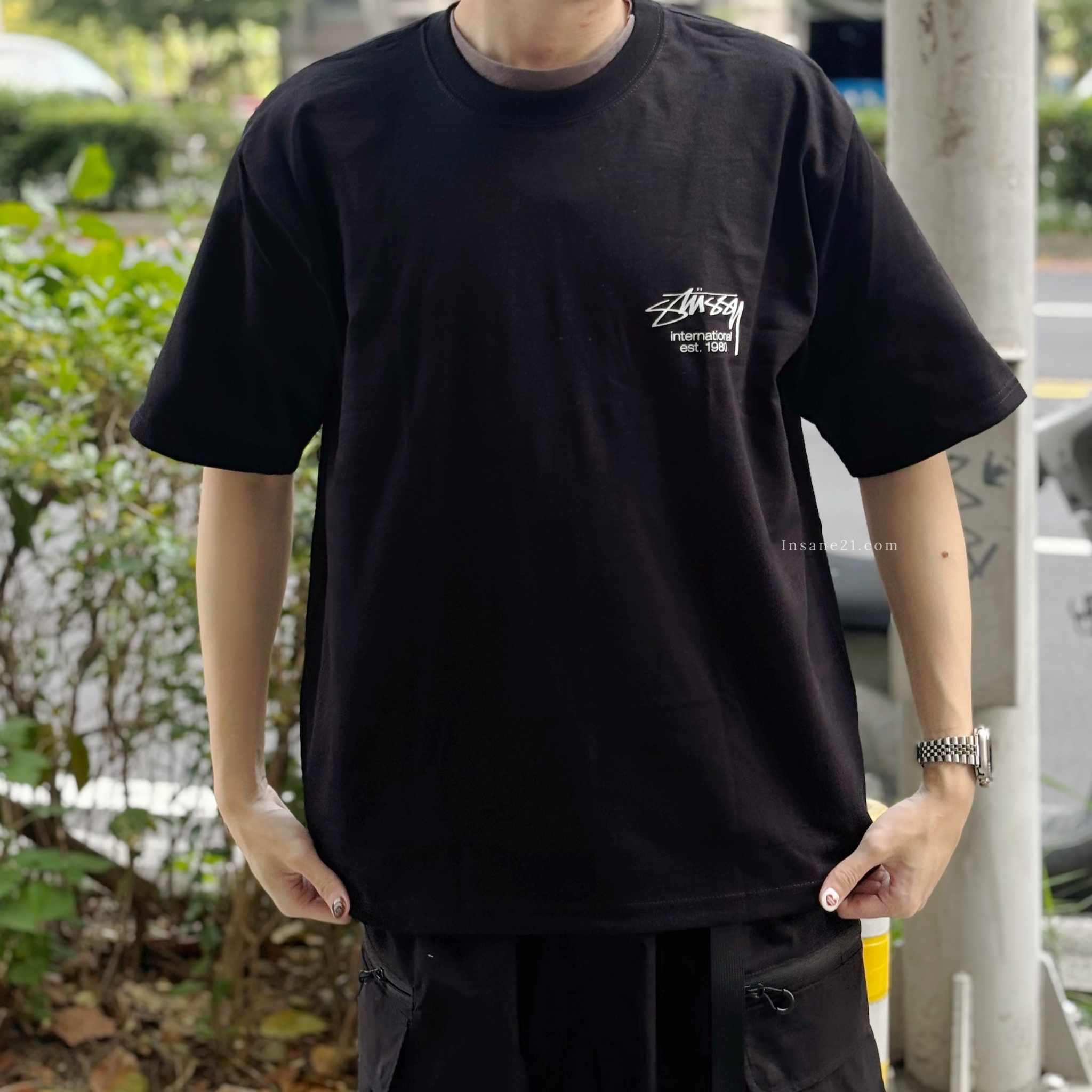 STUSSY DICE CLOCK TEE 背後骰子時鐘 短袖 上衣