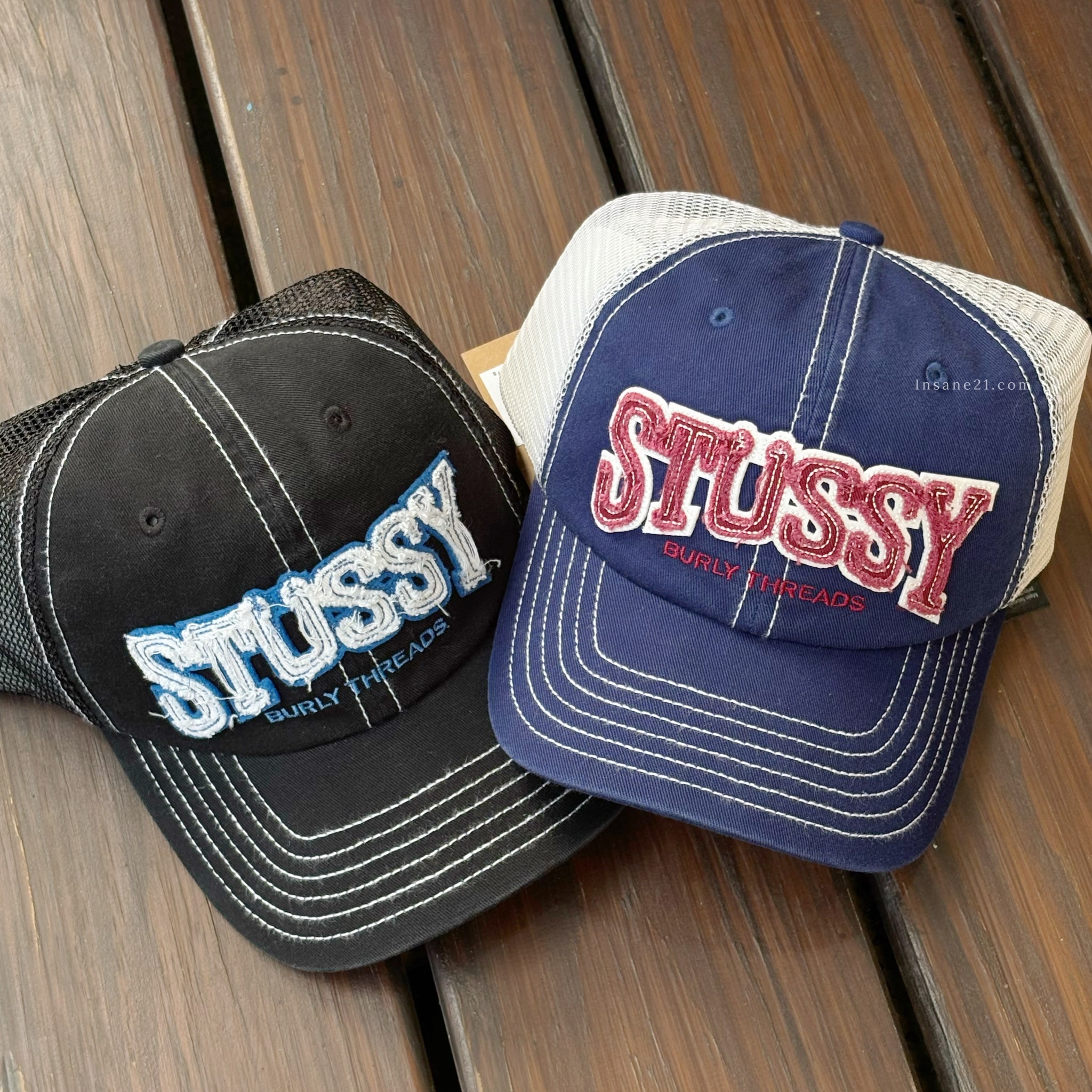 STUSSY 毛絨刺繡LOGO 老帽 棒球帽 帽子 潮牌