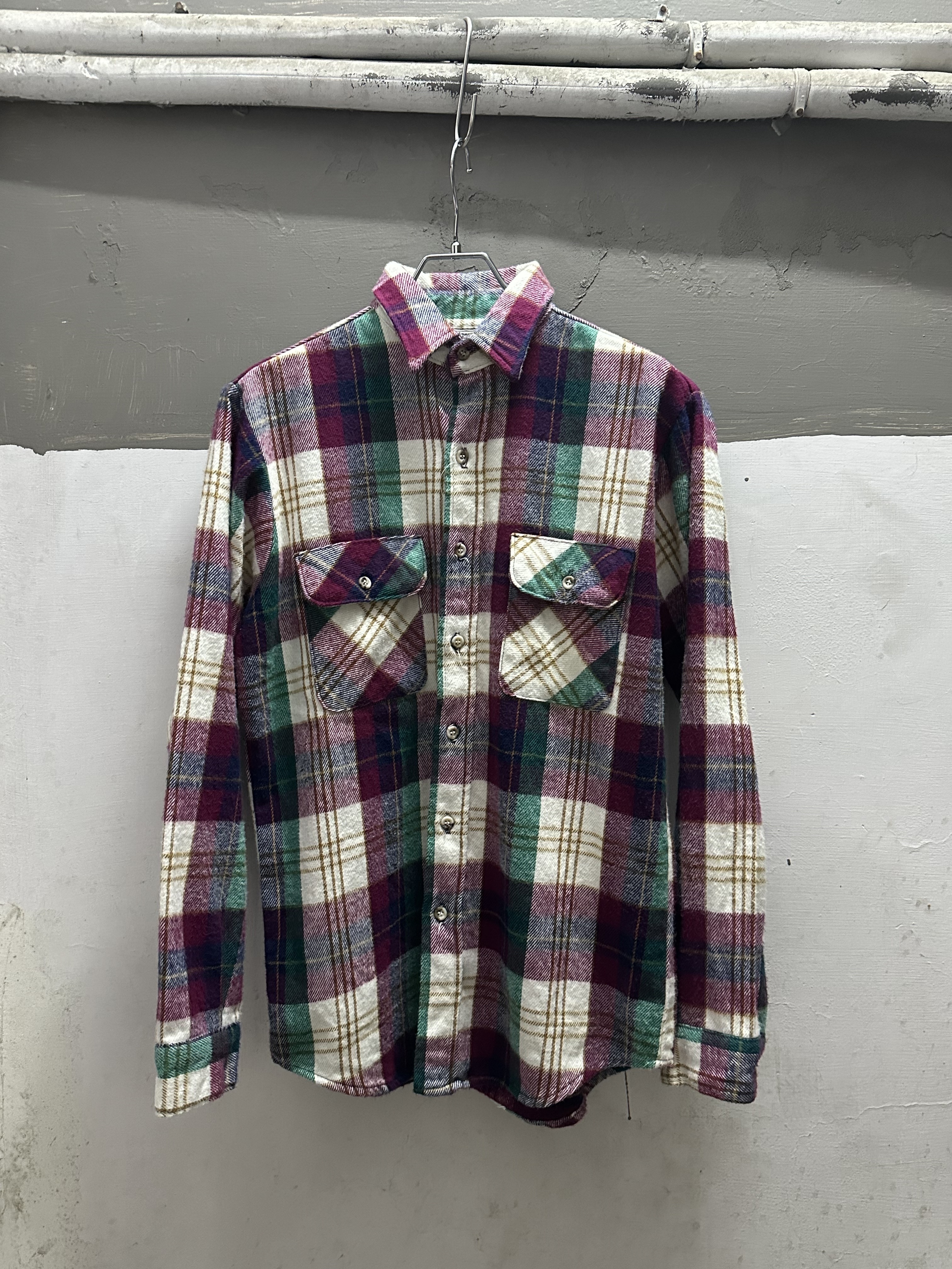 80’s Five Brothers Flannel Shirt  (Made in USA)
