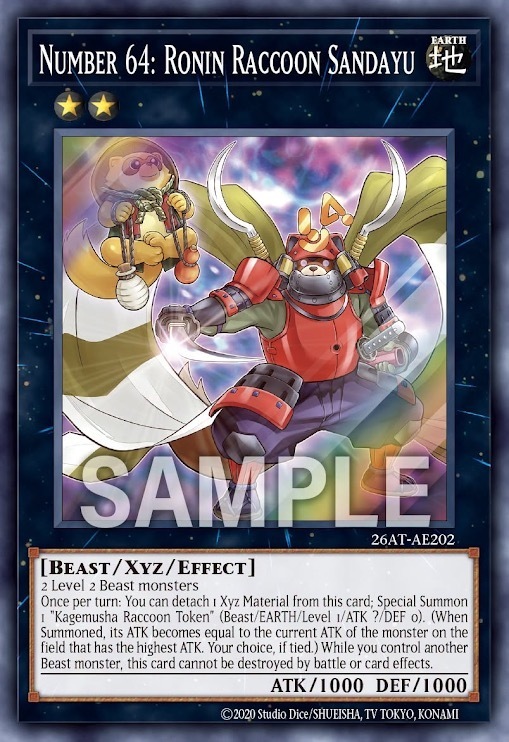 26AT-AE202 Number 64: Ronin Raccoon Sandayu (SR)