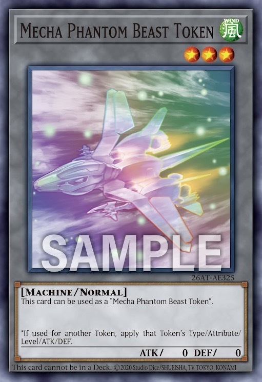 26AT-AE325 Mecha Phantom Beast Token (N)