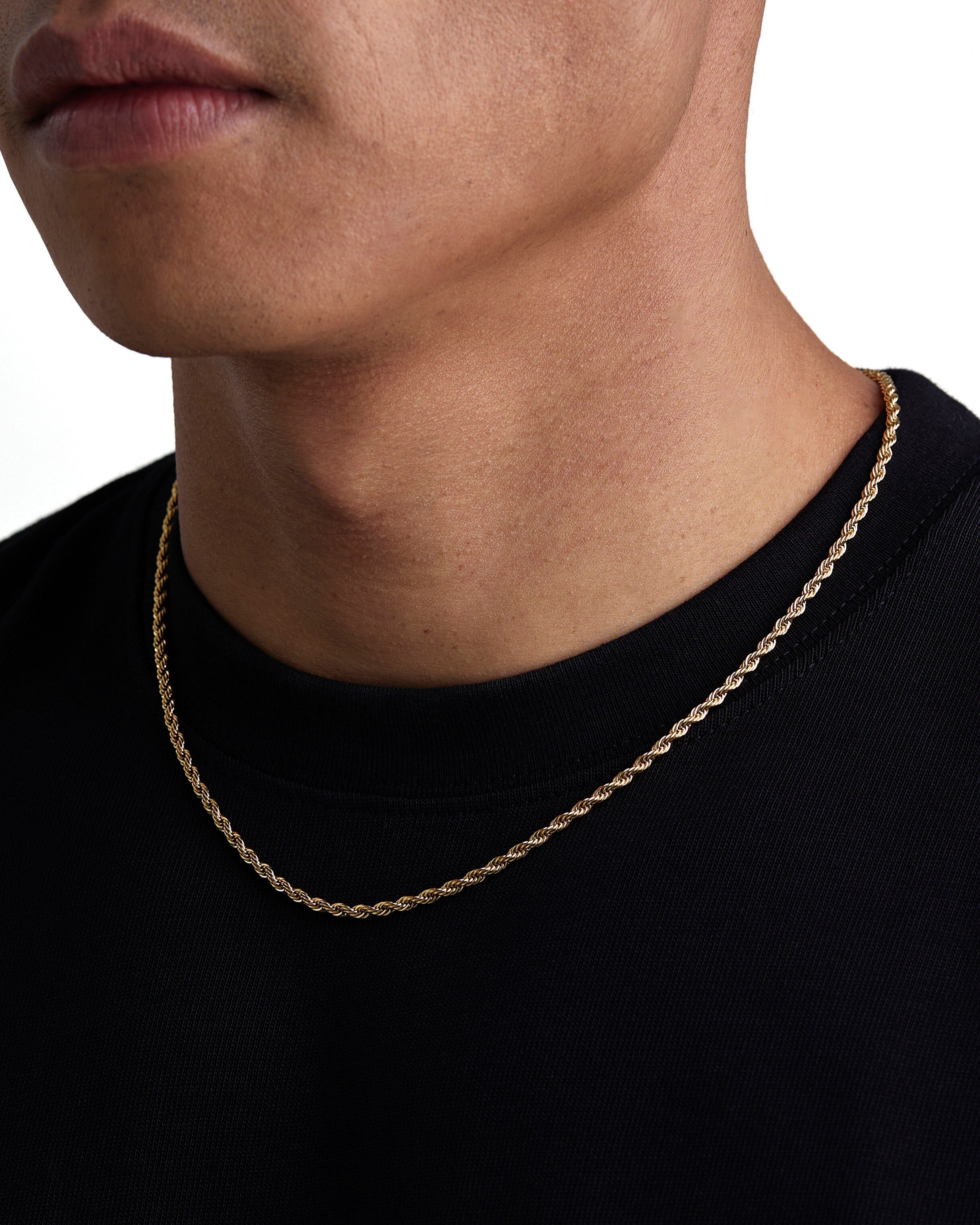 Iceman Society｜THE ROPE - 3mm 麻花項鍊 (18K Gold)