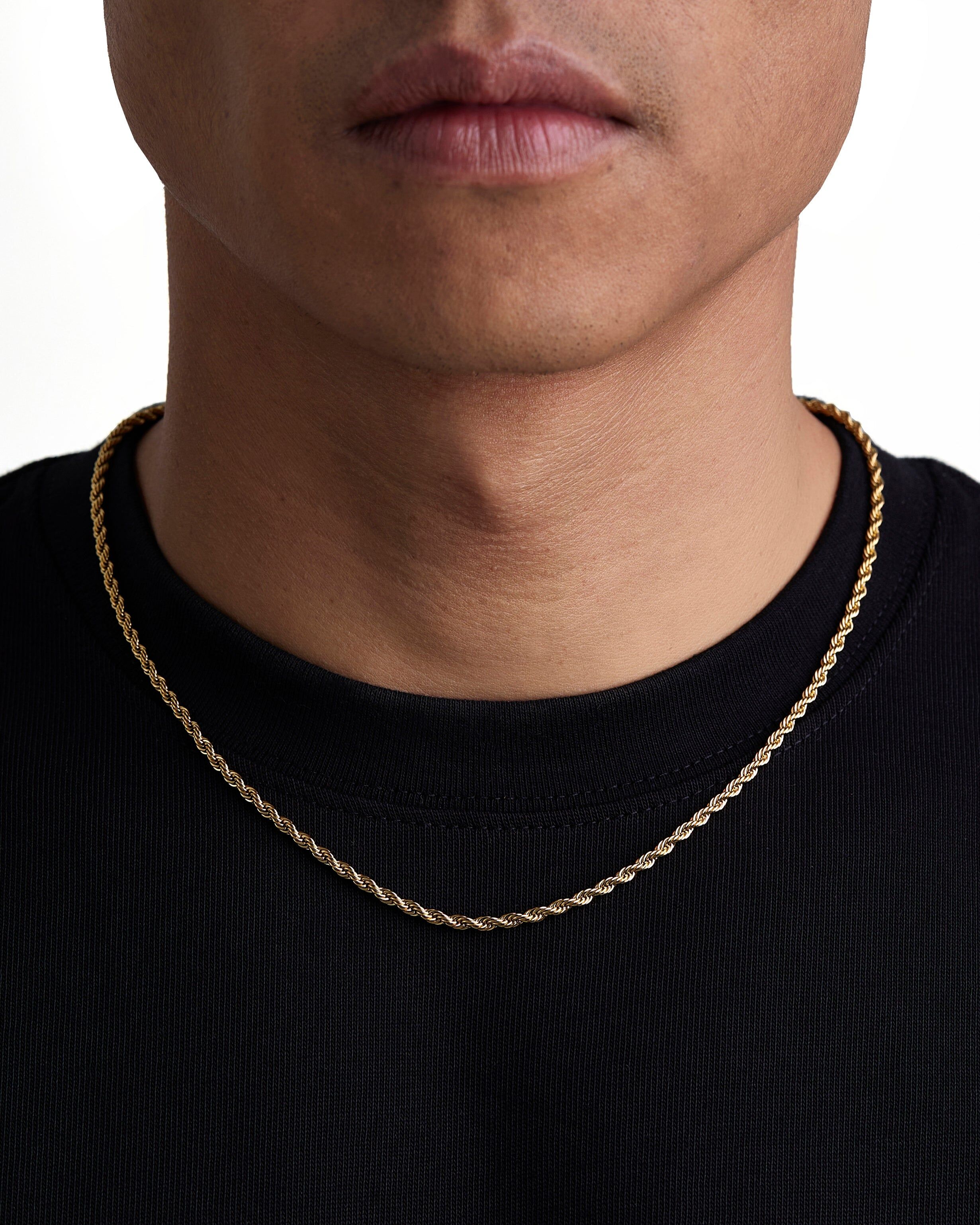 Iceman Society｜THE ROPE - 3mm 麻花項鍊 (18K Gold)