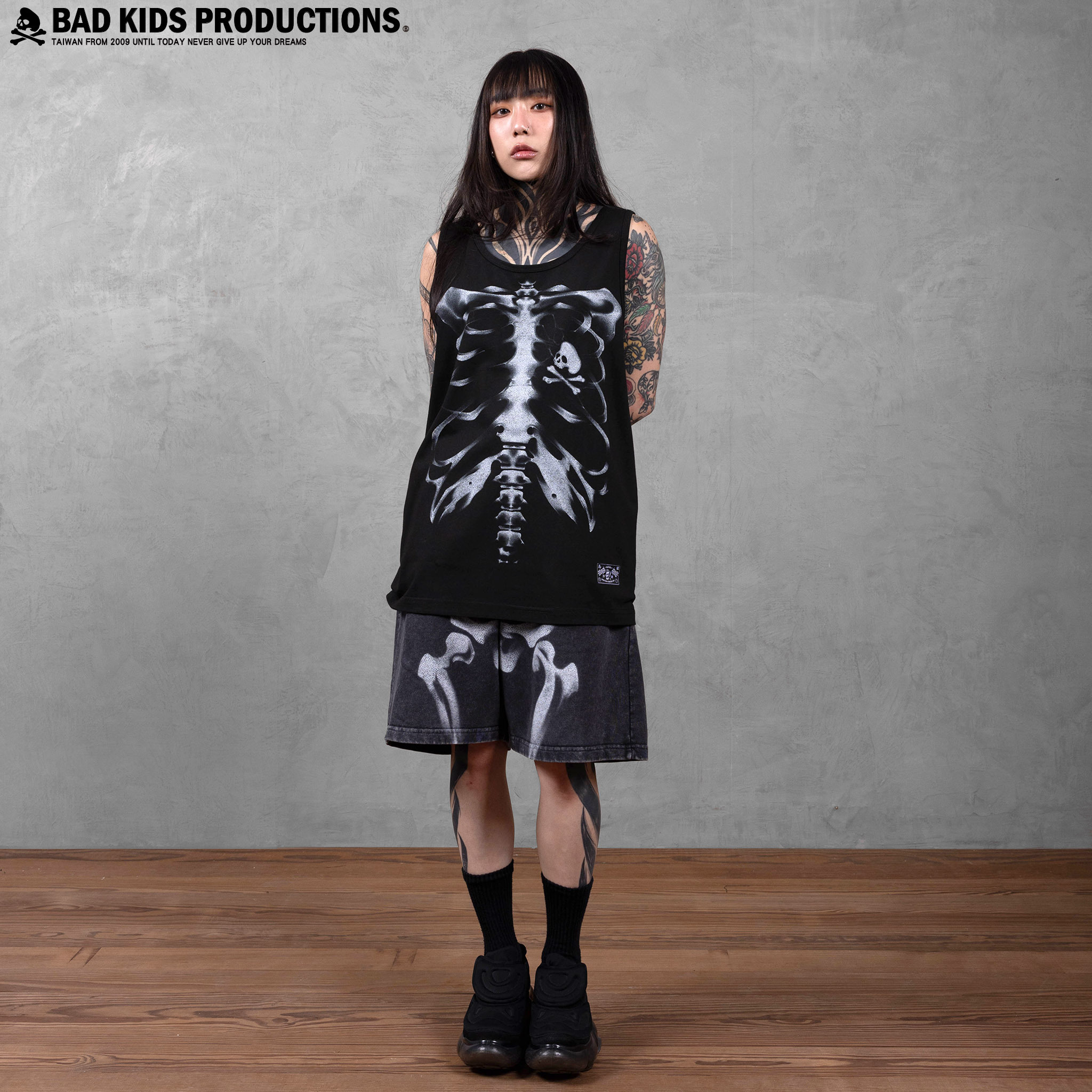 BAD KIDS 惡童 26S/S Skull Tank Top (230g 全棉加厚背心 )