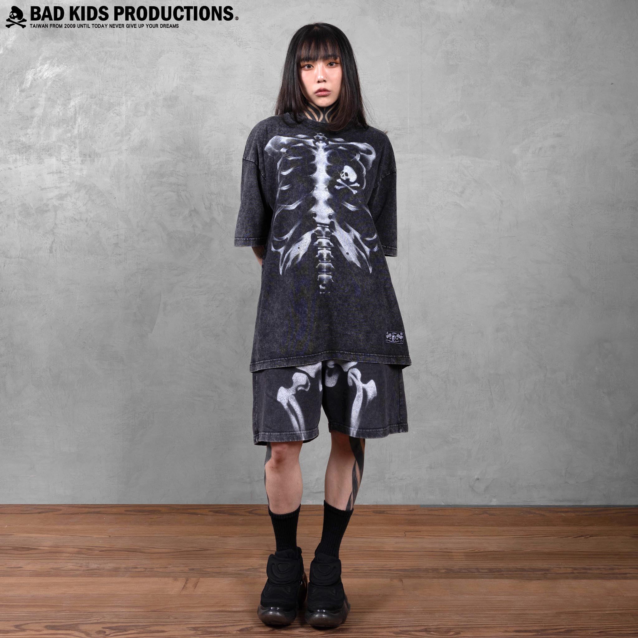 BAD KIDS 惡童 26S/S Washable Skull Tee(水洗骨骼印刷Tee)