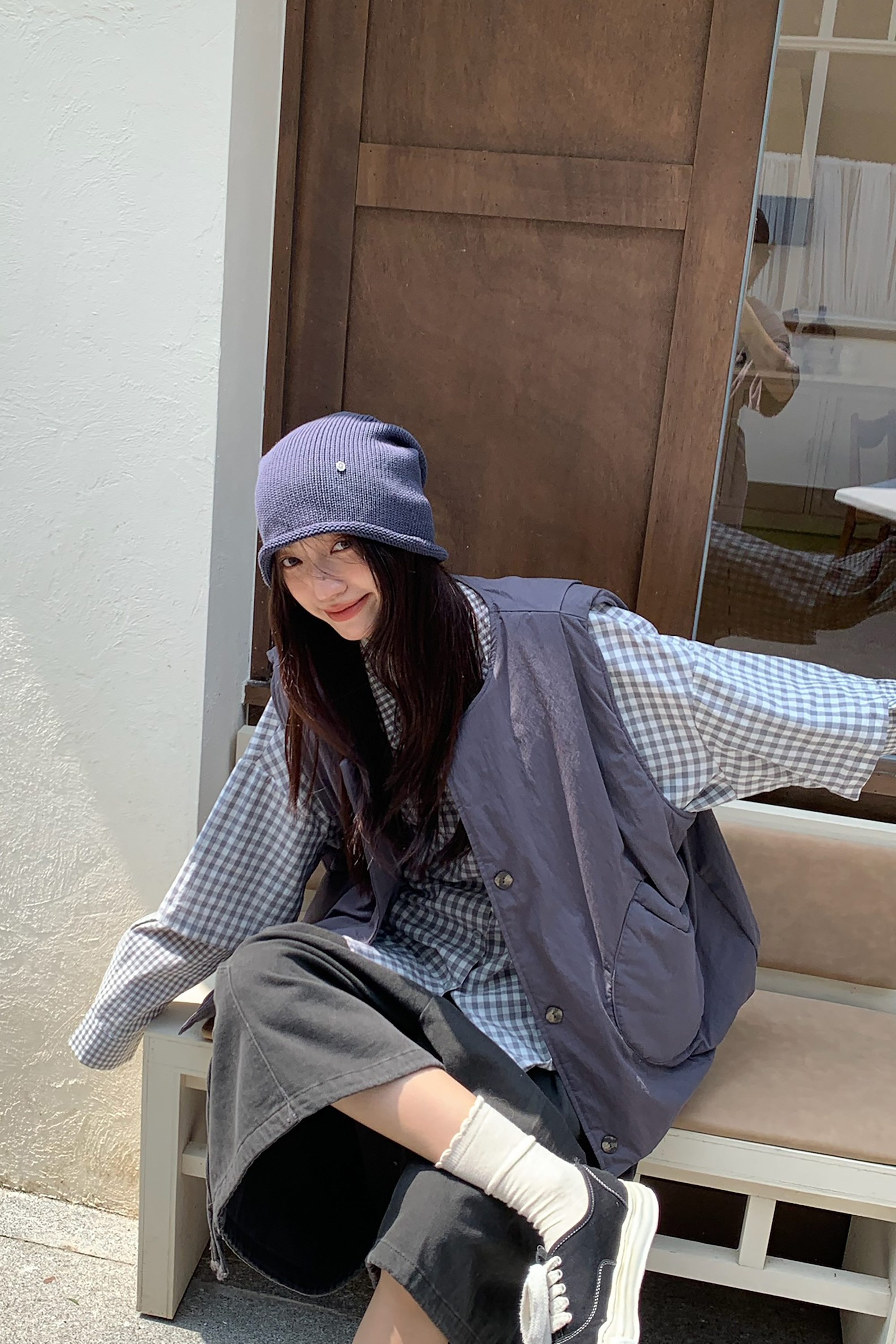 Oct｜日系小澎感排扣背心 4色
