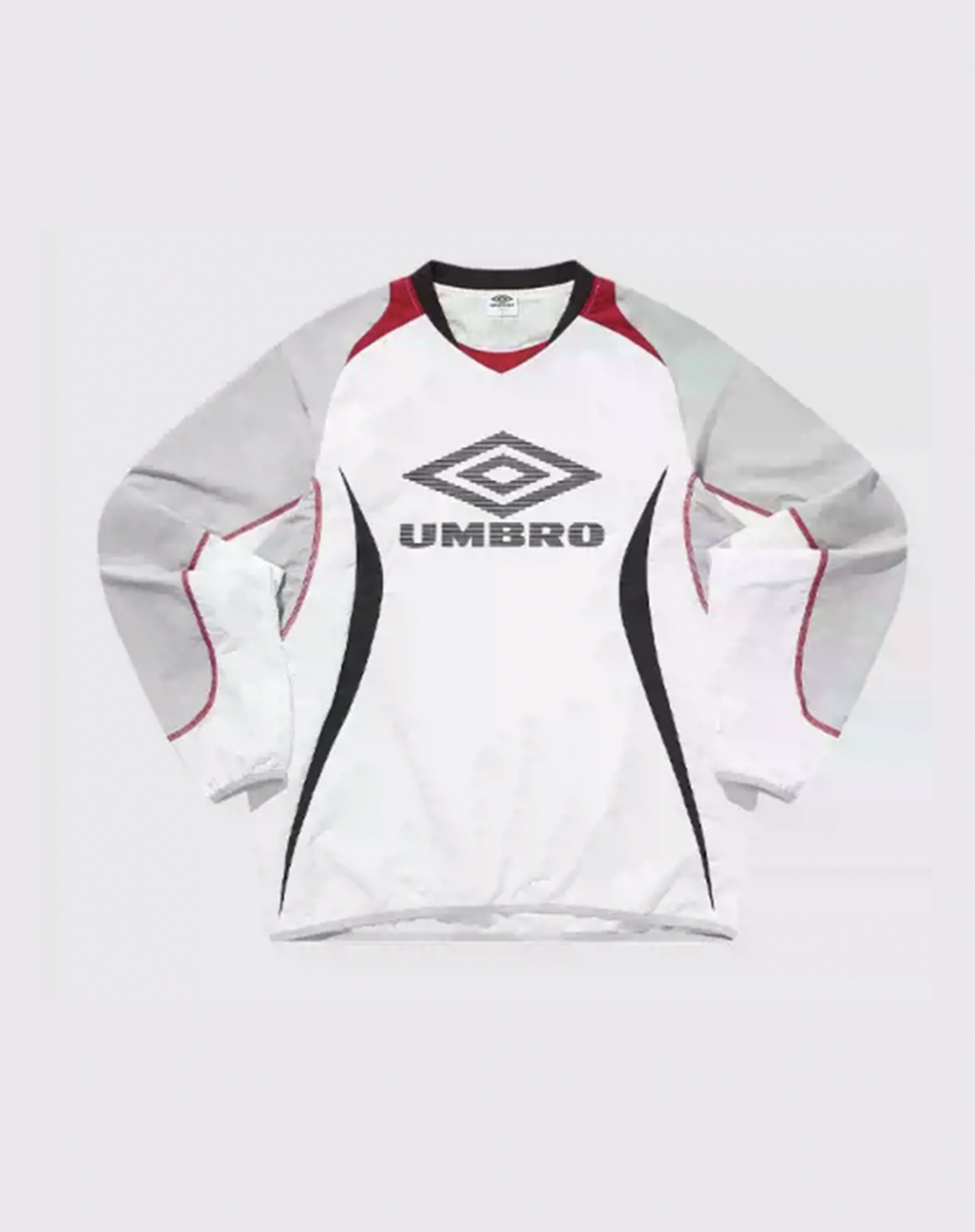 [Instock] UMBRO FW26 BIG LOGO NYLON BLOKECORE LS | WHITE