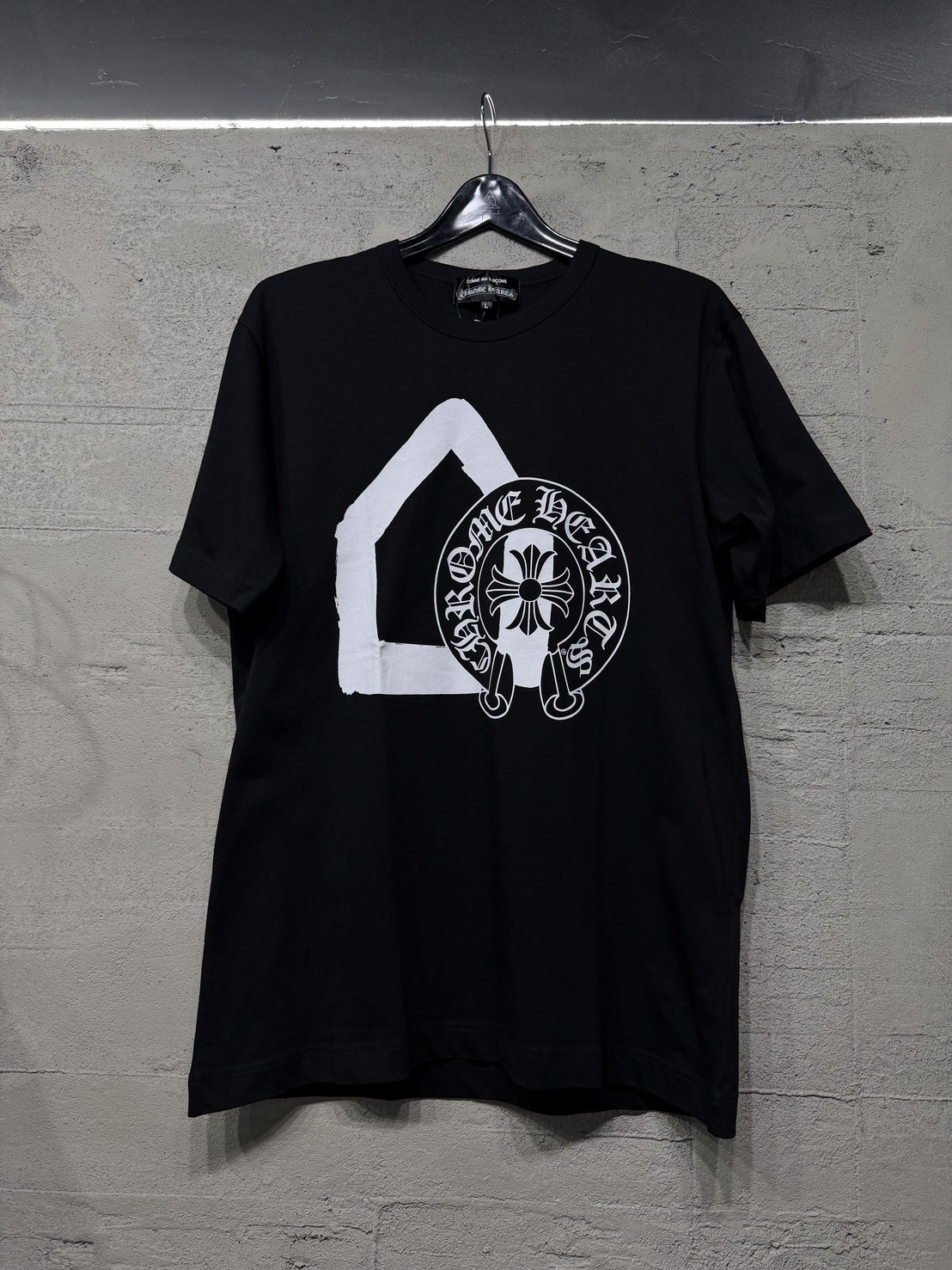 Chrome Hearts 克羅心 x CDG x DSM 三方聯名限定系列 馬蹄黑白短袖