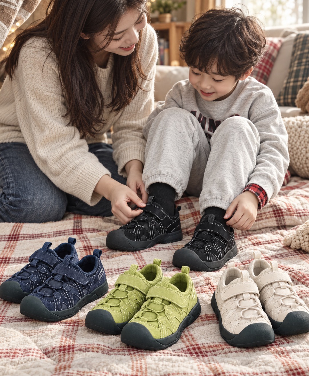 【APAIR】預購 FILA KIDS COZY CREEK 韓國代購 親子鞋款 戶外工裝風 黑 米 草綠 深藍 四色