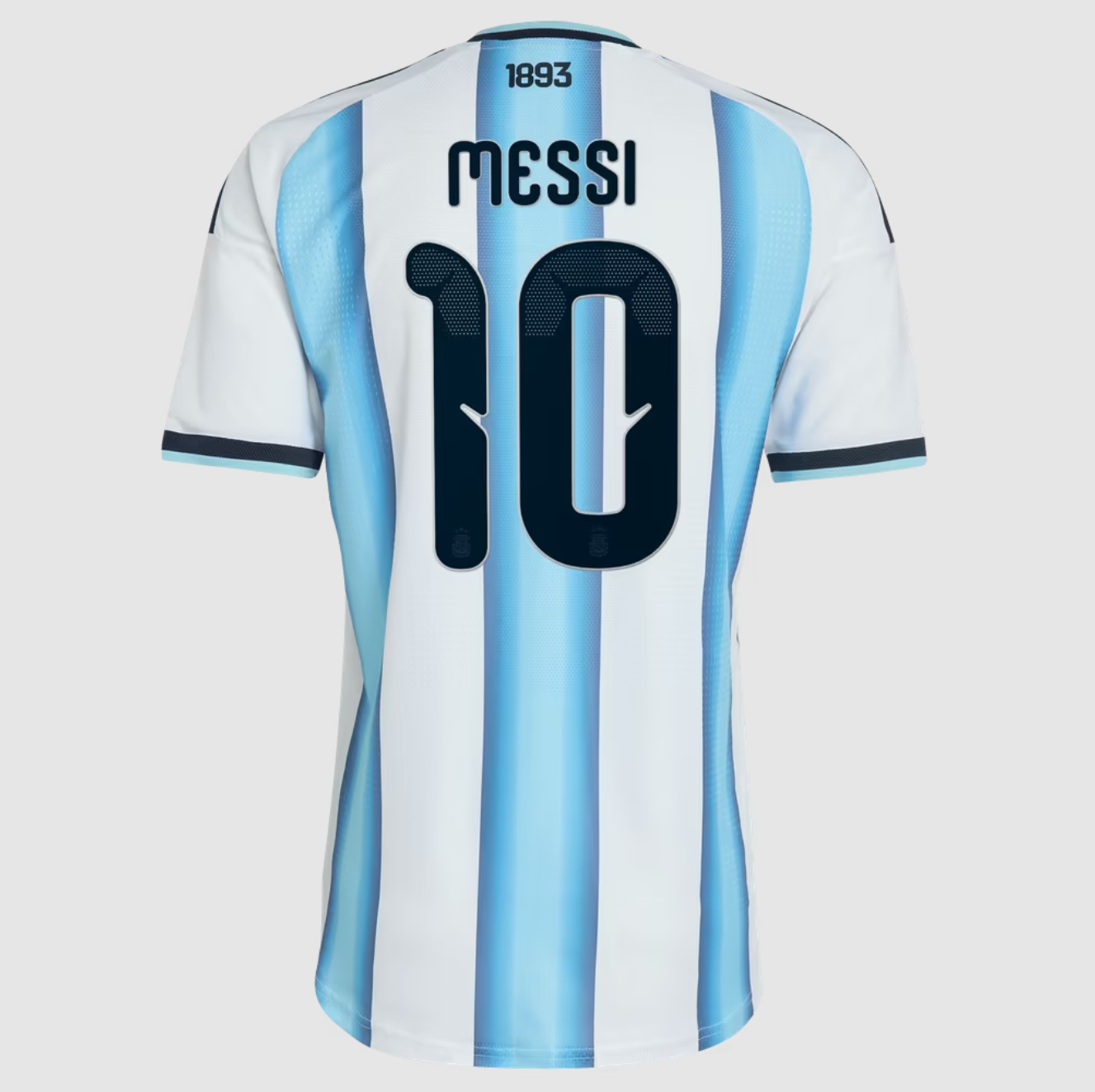 FIFA足球 Lionel Messi 阿根廷白條紋 主場 2026 世界盃 Home Adidas Authentic Jersey 球員版 燙印 全新