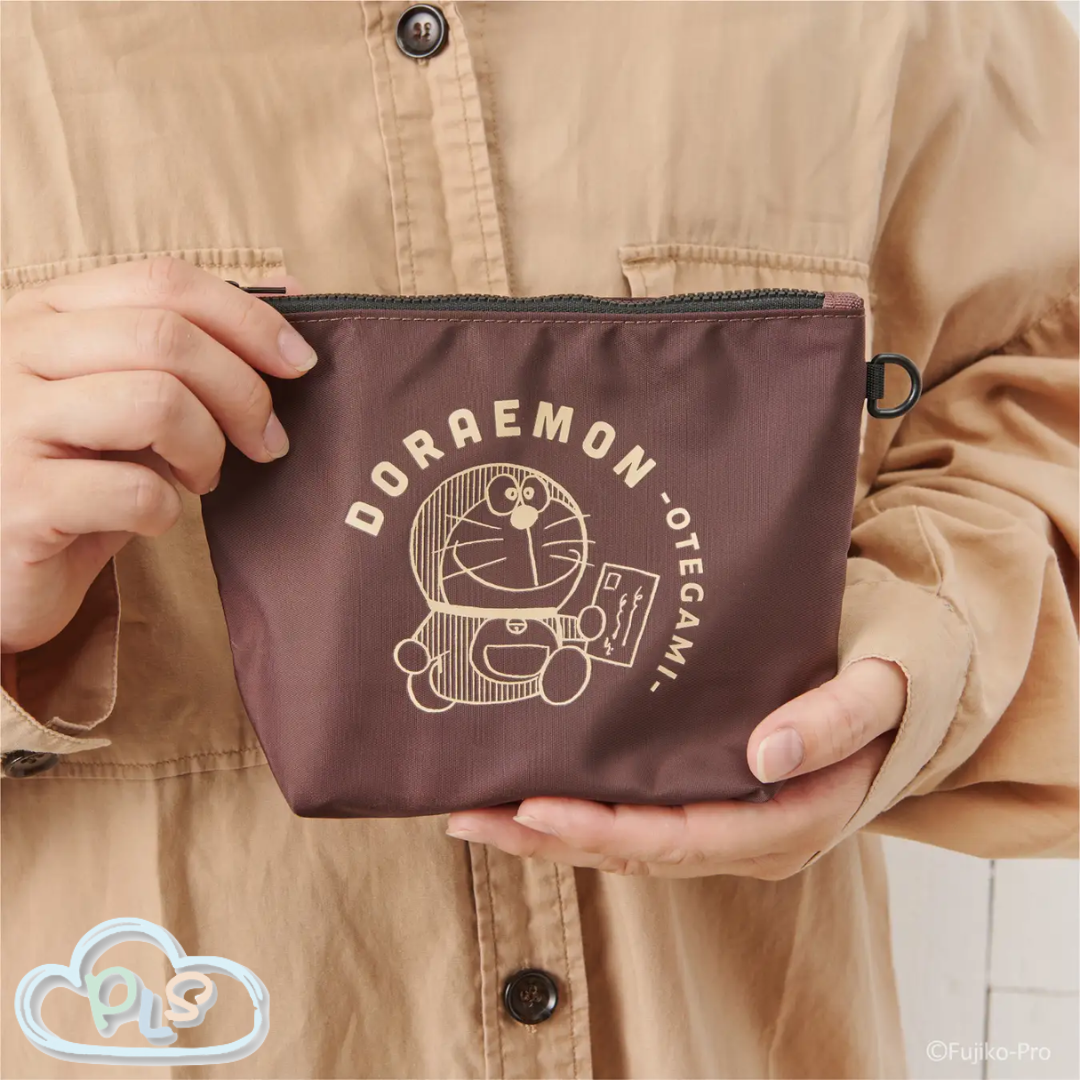 Letter-Themed Storage Bag Doraemon Japan Post Office Exclusive Beige #73002-1