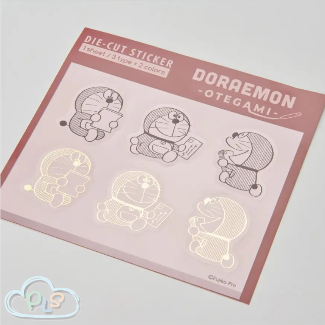 Transparent Decorative Sticker Set Doraemon Japan Post Office Exclusive Transparent And Multicolored #73004-1