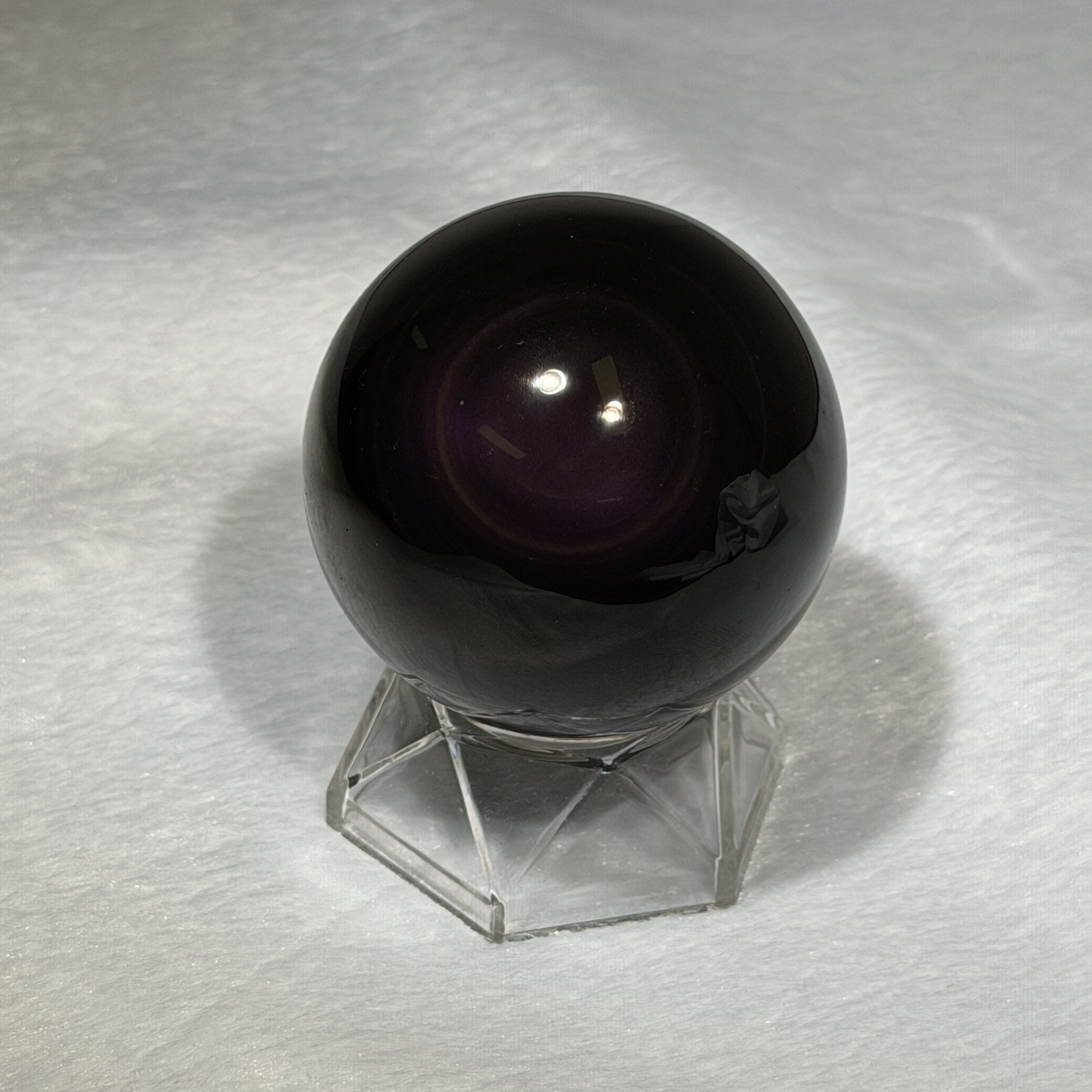 彩虹黑曜石球 6.3cm RBB1851